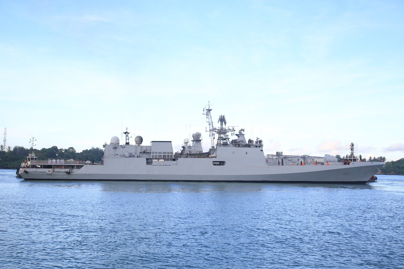 INDIAN NAVAL SHIP TRIKAND ARRIVES AT MOMBASA, KENYA