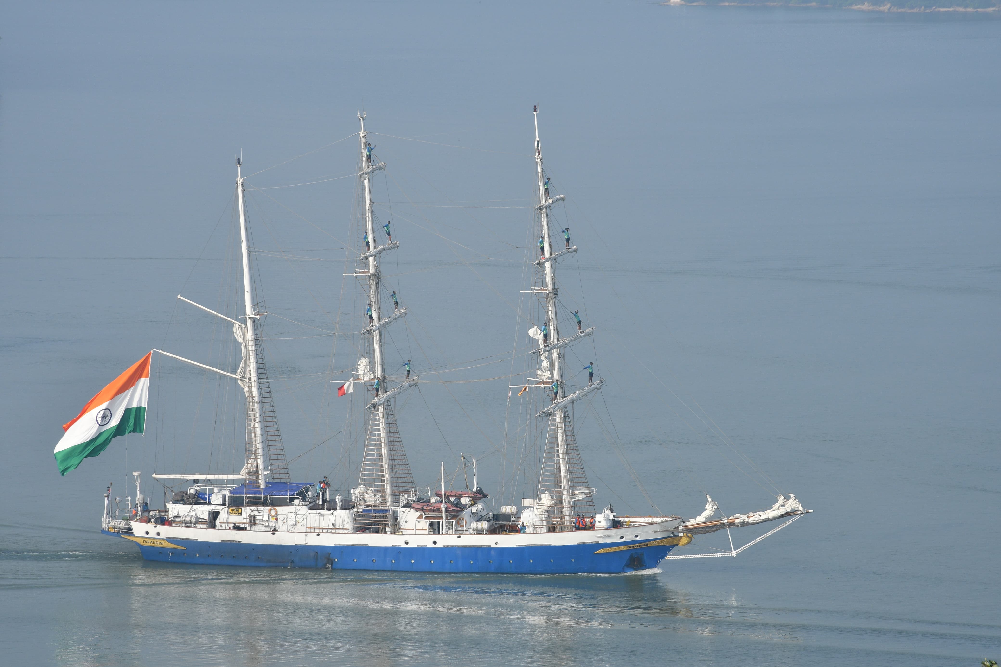 INS TARANGINI ARRIVES AT TRINCOMALEE, SRI LANKA