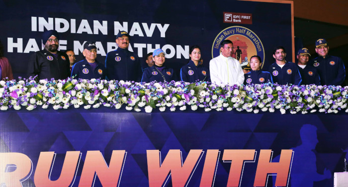 INAUGURAL EDITION OF INDIAN NAVY HALF MARATHON