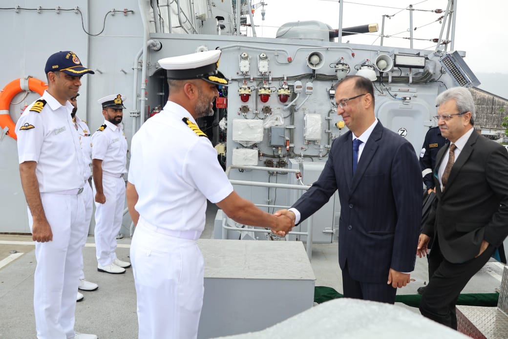 INS TUSHIL AT PORT VICTORIA, SEYCHELLES