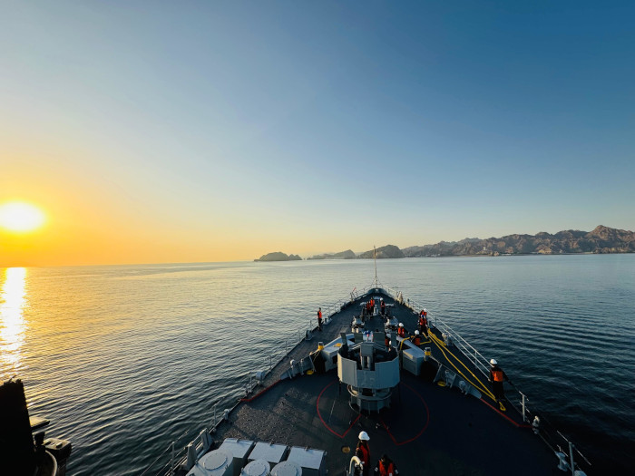 पहले प्रशिक्षण स्क्वाड्रन की लंबी दूरी की प्रशिक्षण तैनाती मस्कट,  ओमान के लिए