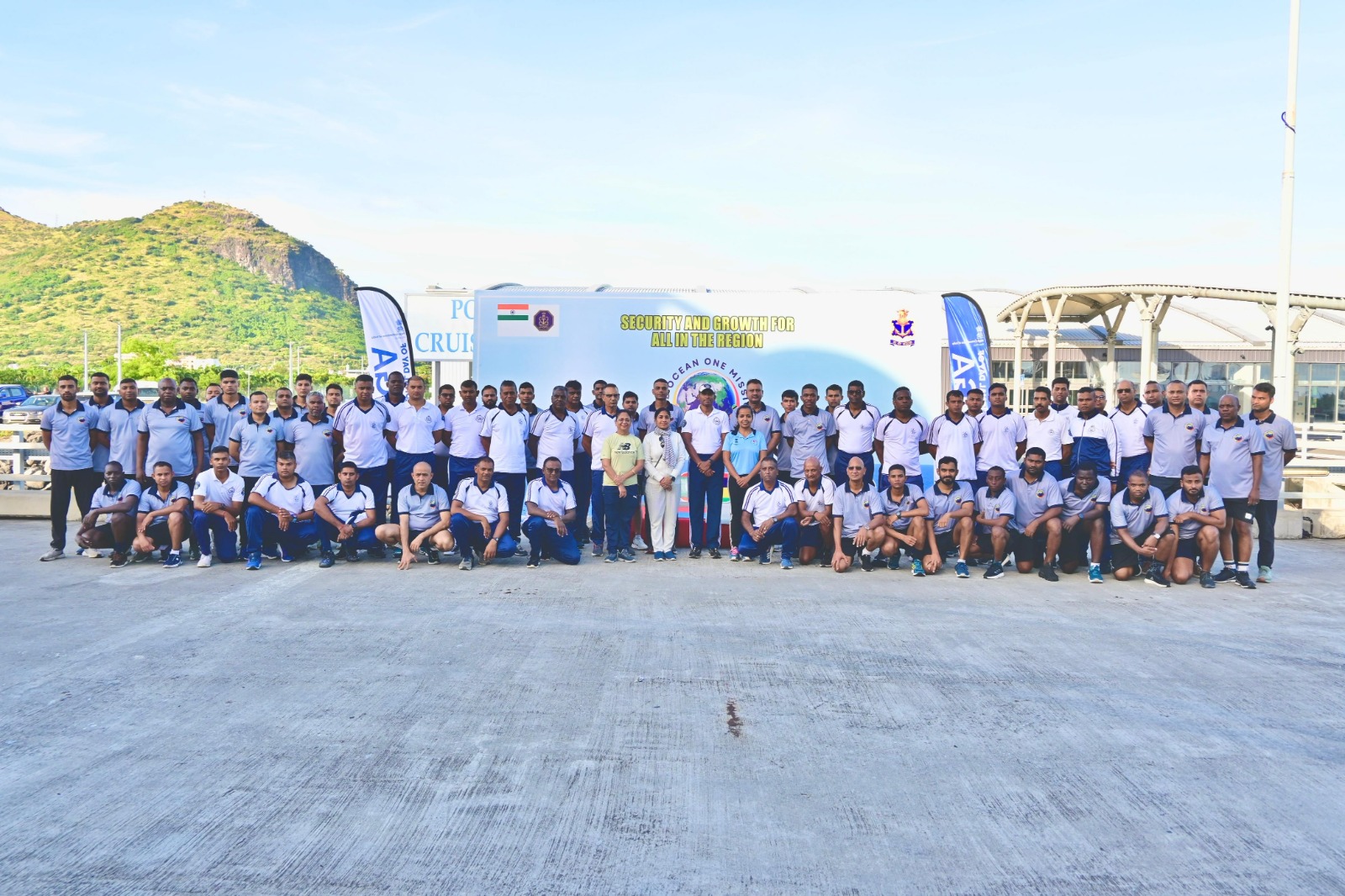  IOS SAGAR CONCLUDES PORT CALL AT PORT LOUIS, MAURITIUS