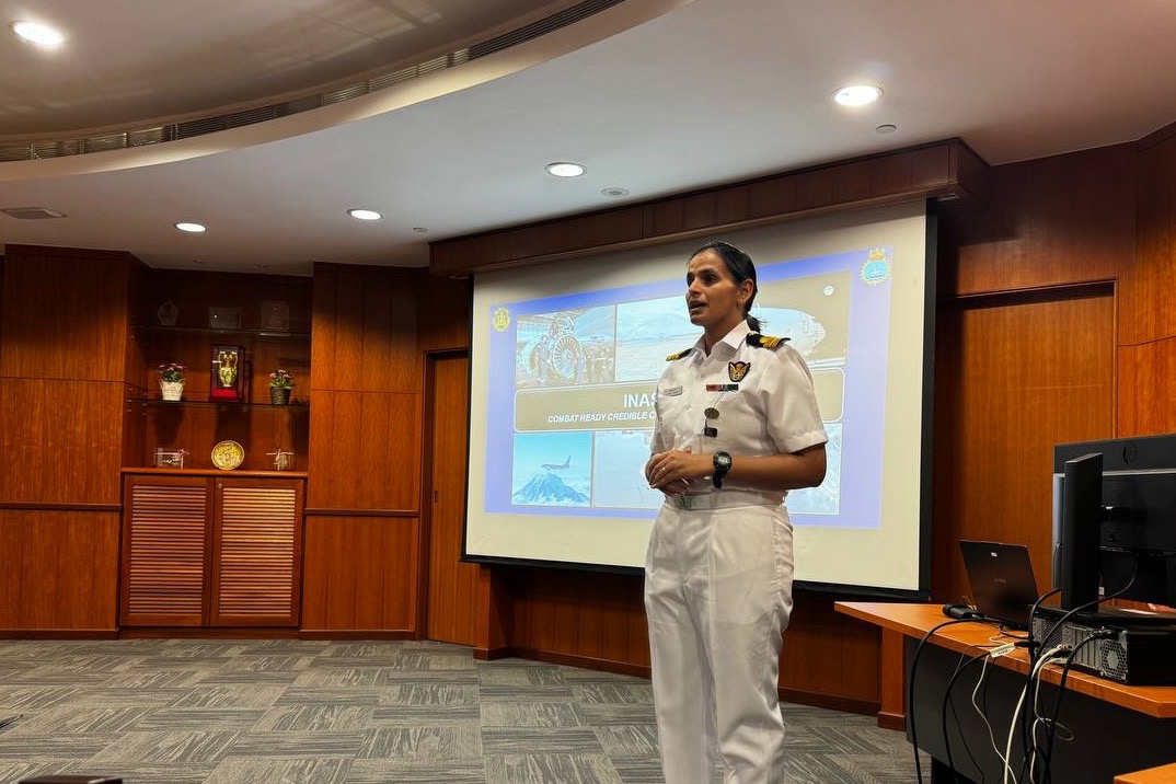 INS SATPURA ARRIVES IN SINGAPORE FOR SIMBEX-25