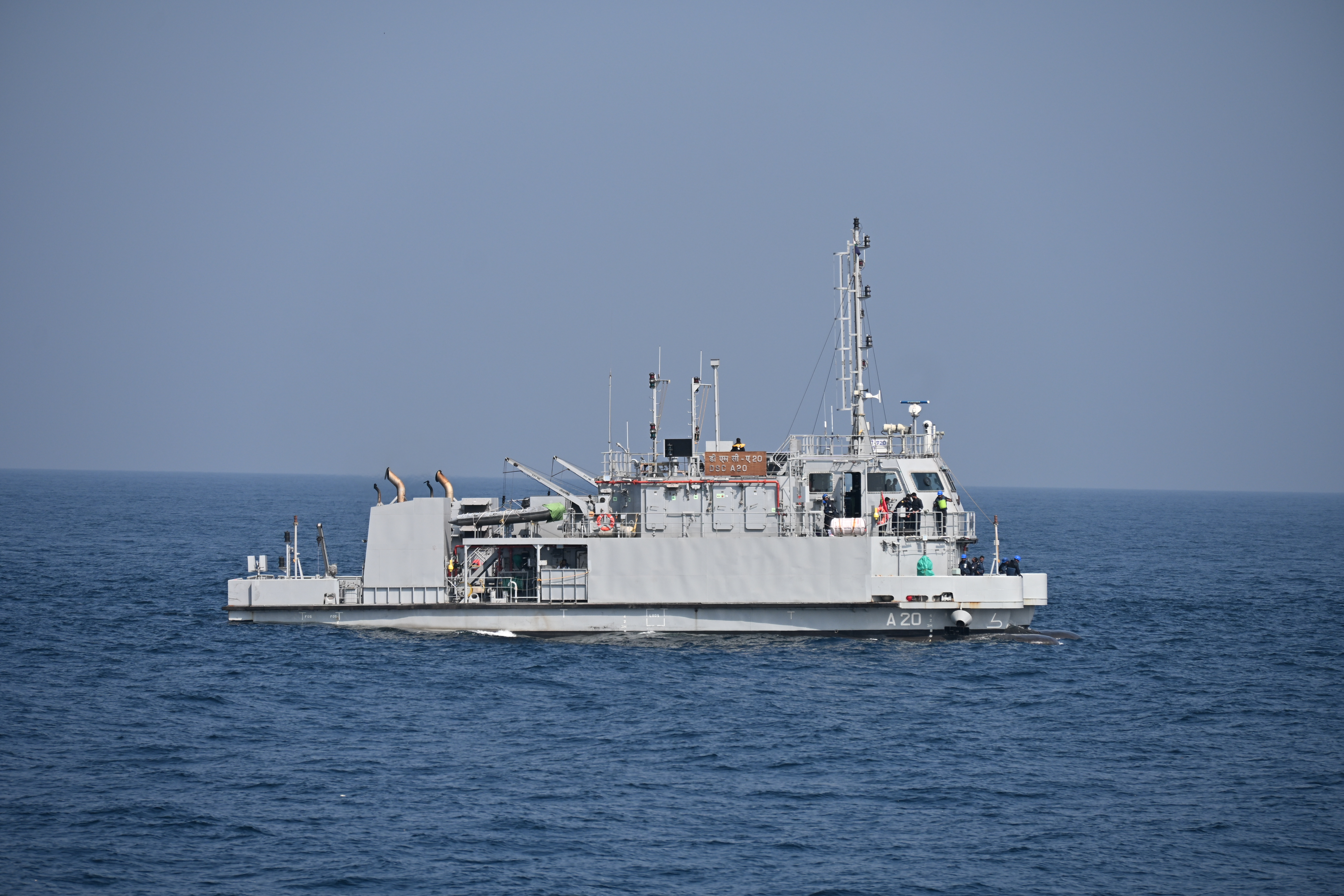 INDIAN NAVY TO COMMISSION FIRST INDIGENOUS DIVING SUPPORT CRAFT ‘DSC A20’ 