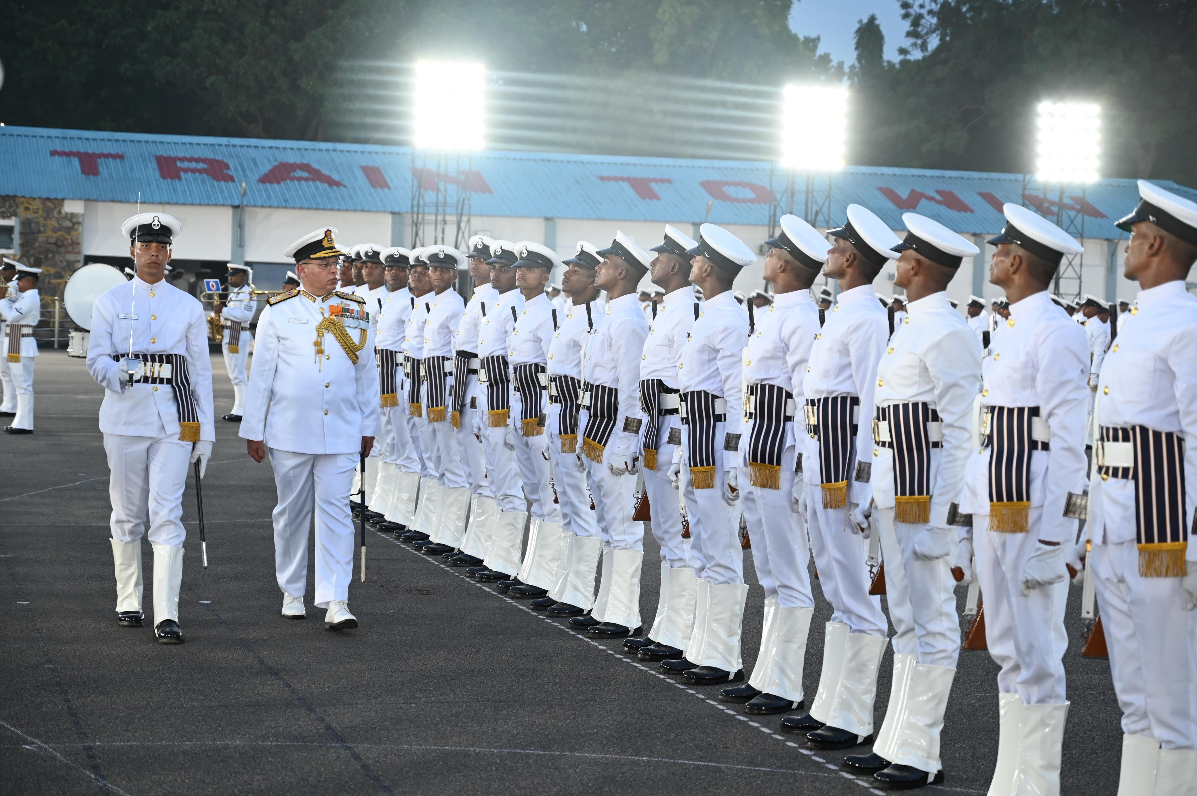 PASSING OUT PARADE OF 01/25 BATCH OF AGNIVEERS AT INS CHILKA