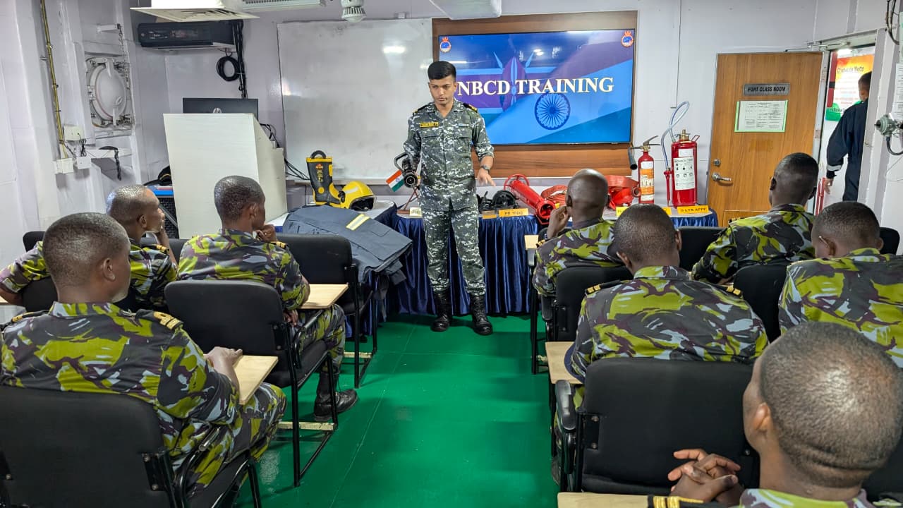 INDIAN NAVY’S FIRST TRAINING SQUADRON (1TS) CONCLUDES PORT CALL AT MOMBASA, KENYA