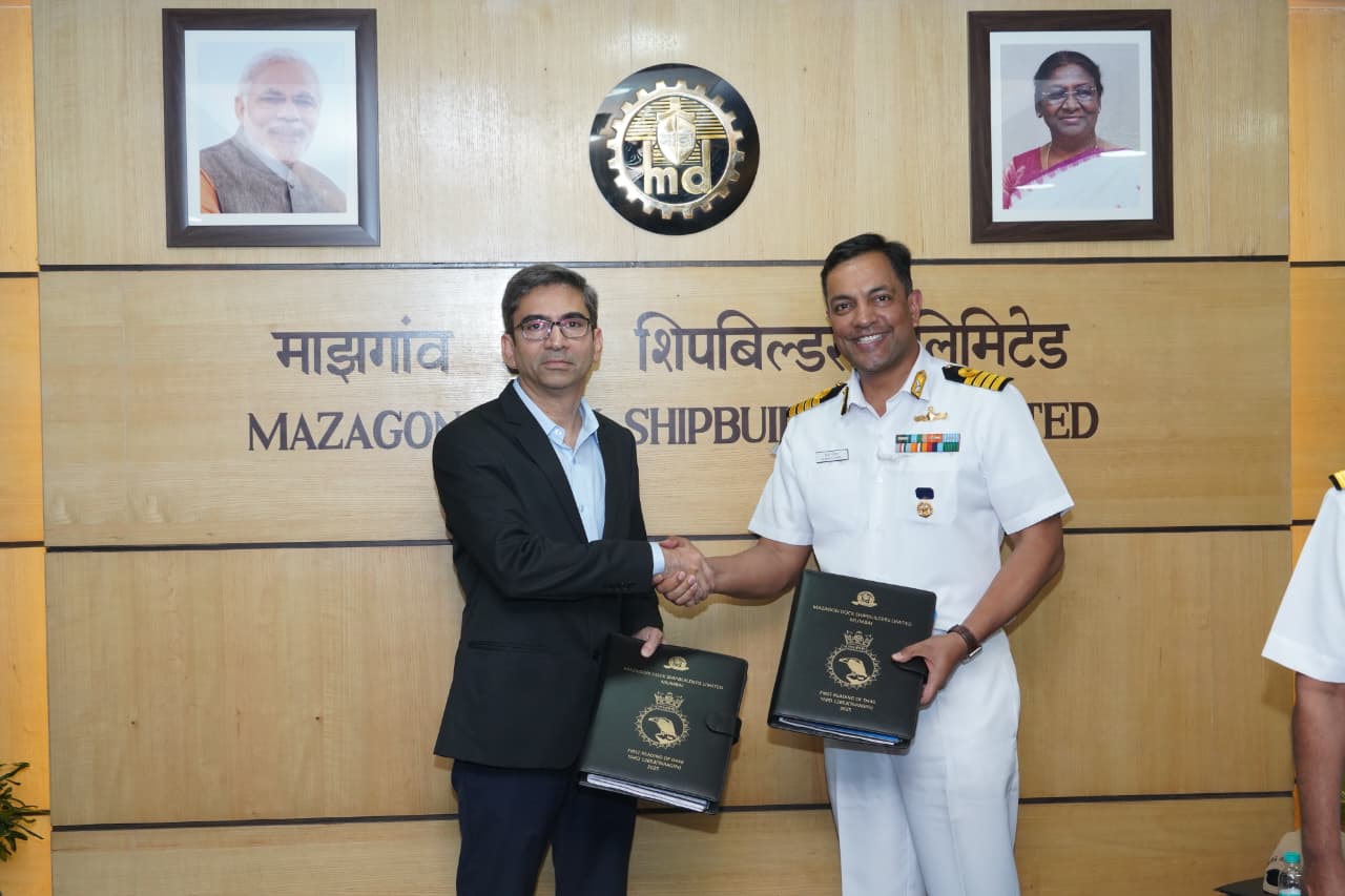 DELIVERY OF ‘TARAGIRI’, THE FOURTH NILGIRI CLASS (PROJECT 17A) INDIGENOUS ADVANCED STEALTH FRIGATE