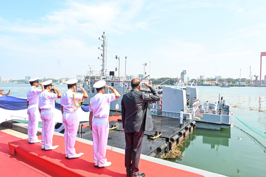 COMMISSIONING OF DSC A20 (FIRST DIVING SUPPORT CRAFT)