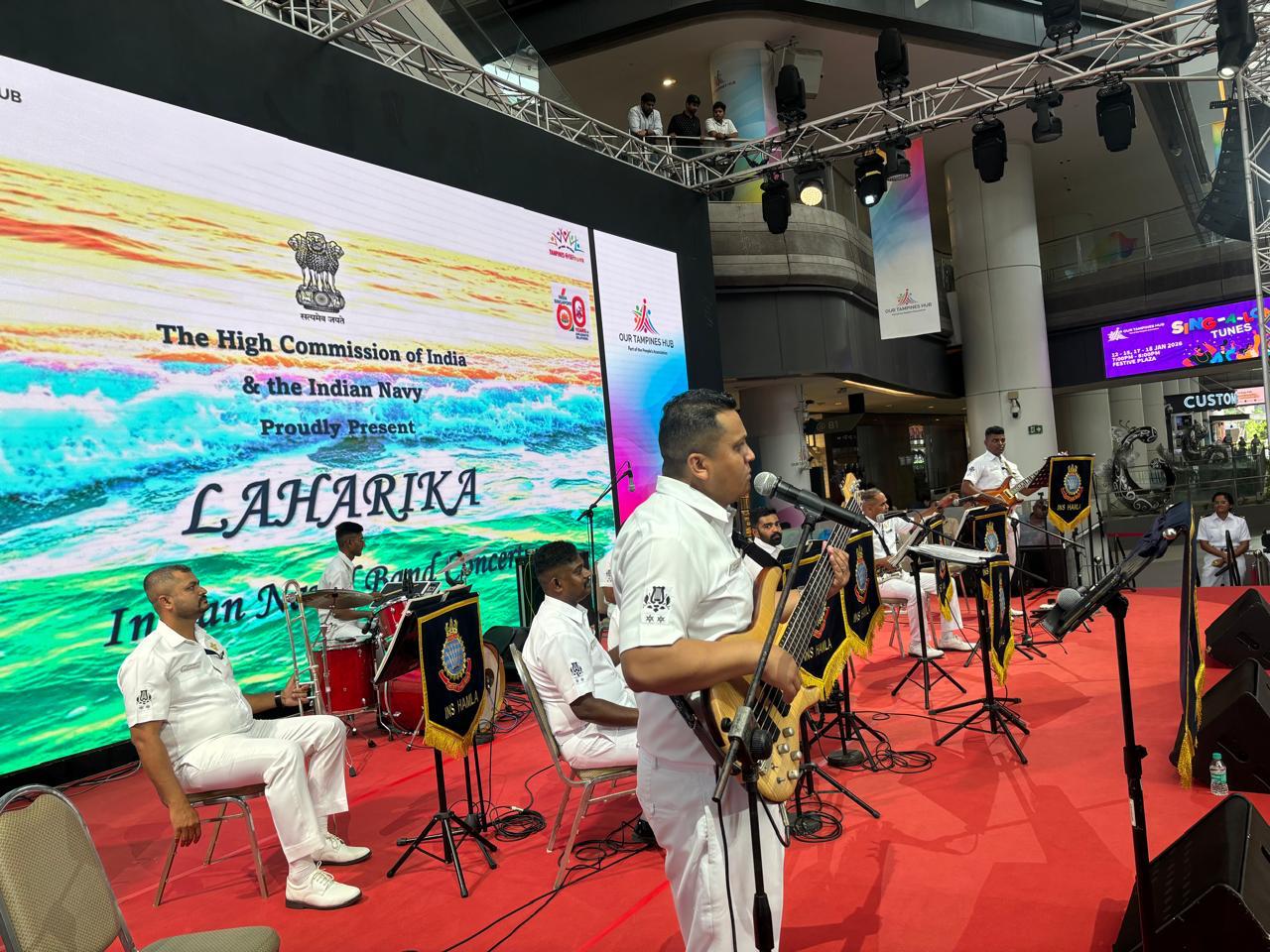 INDIAN NAVY’S FIRST TRAINING SQUADRON DEPARTS SINGAPORE