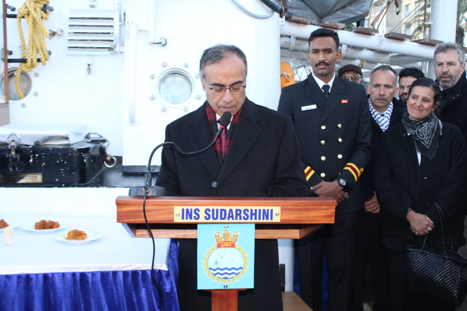 INS SUDARSHINI DEPARTS SÈTE, FRANCE AFTER PARTICIPATION IN ESCALE À SÈTE 2026