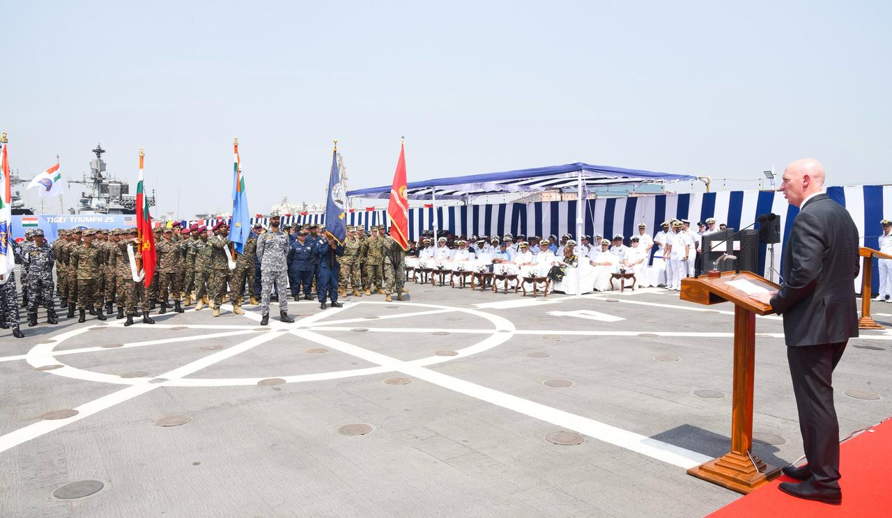 INDO - U.S JOINT HADR AMPHIBIOUS EXERCISE  TIGER TRIUMPH OPENING CEREMONY JOINT STATEMENT
