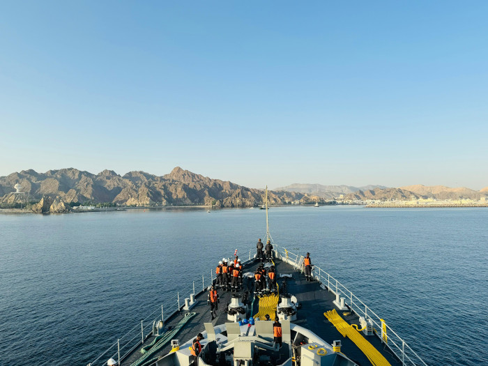 पहले प्रशिक्षण स्क्वाड्रन की लंबी दूरी की प्रशिक्षण तैनाती मस्कट,  ओमान के लिए