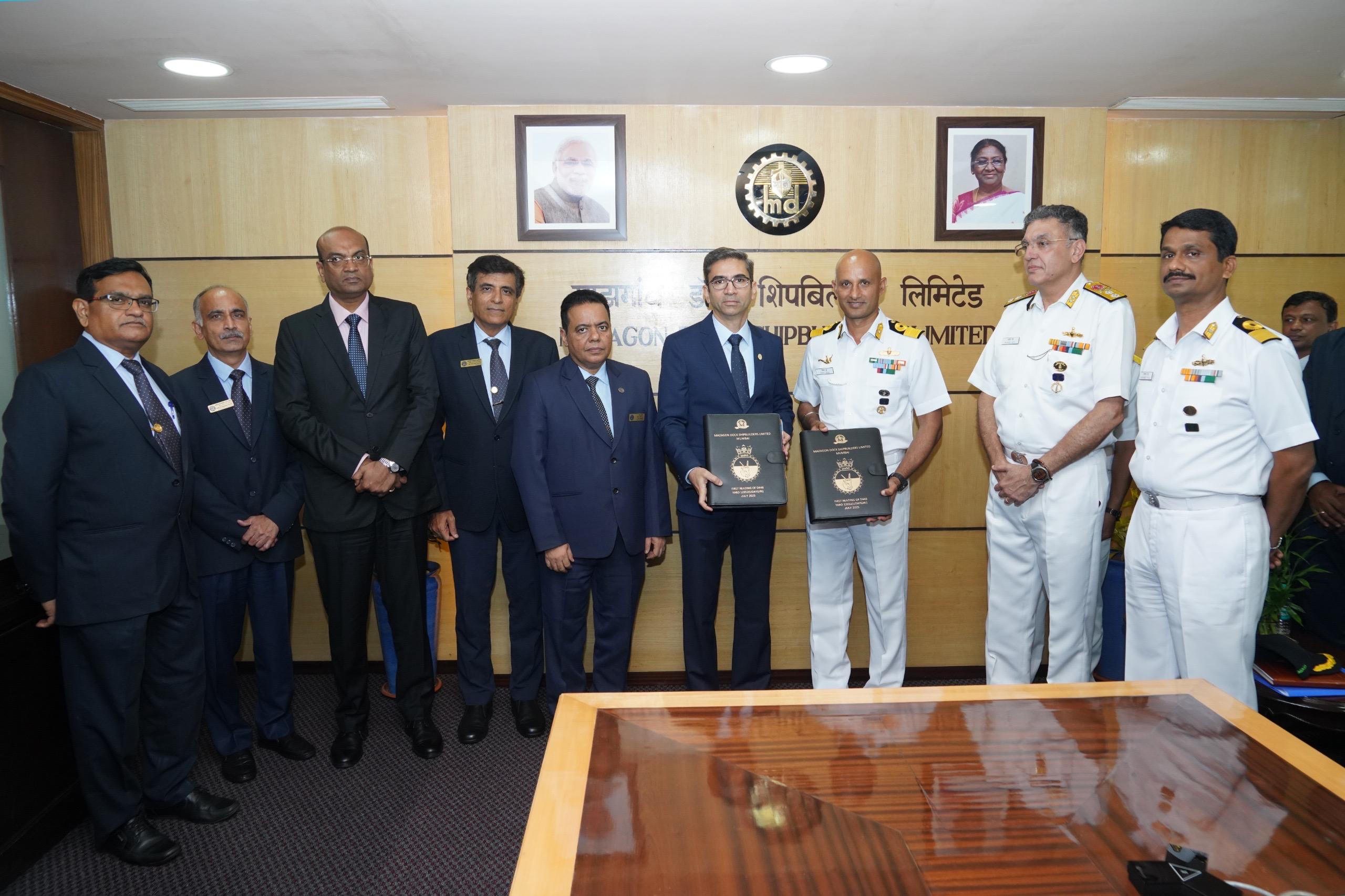 PROJECT 17A INDIGENOUS STEALTH FRIGATE UDAYGIRI DELIVERED TO INDIAN NAVY