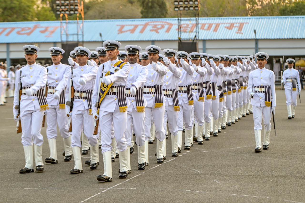 CURTAIN RAISER  - PASSING OUT PARADE OF 01/25 BATCH OF AGNIVEERS AT INS CHILKA 