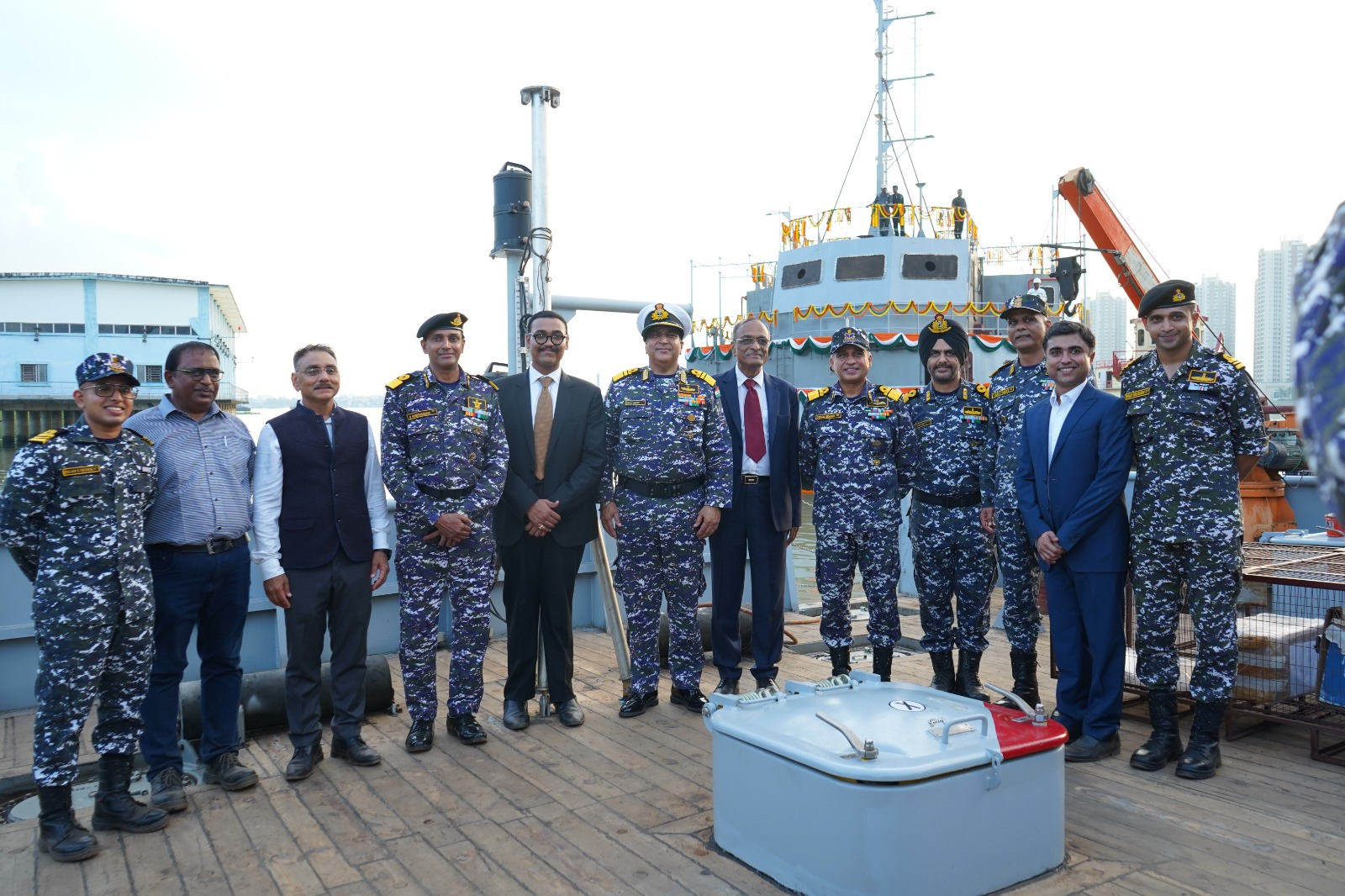 LAUNCH OF DSC A22 (YARD 327)  THIRD SHIP OF 05 x DIVING SUPPORT CRAFT (DSC) PROJECT