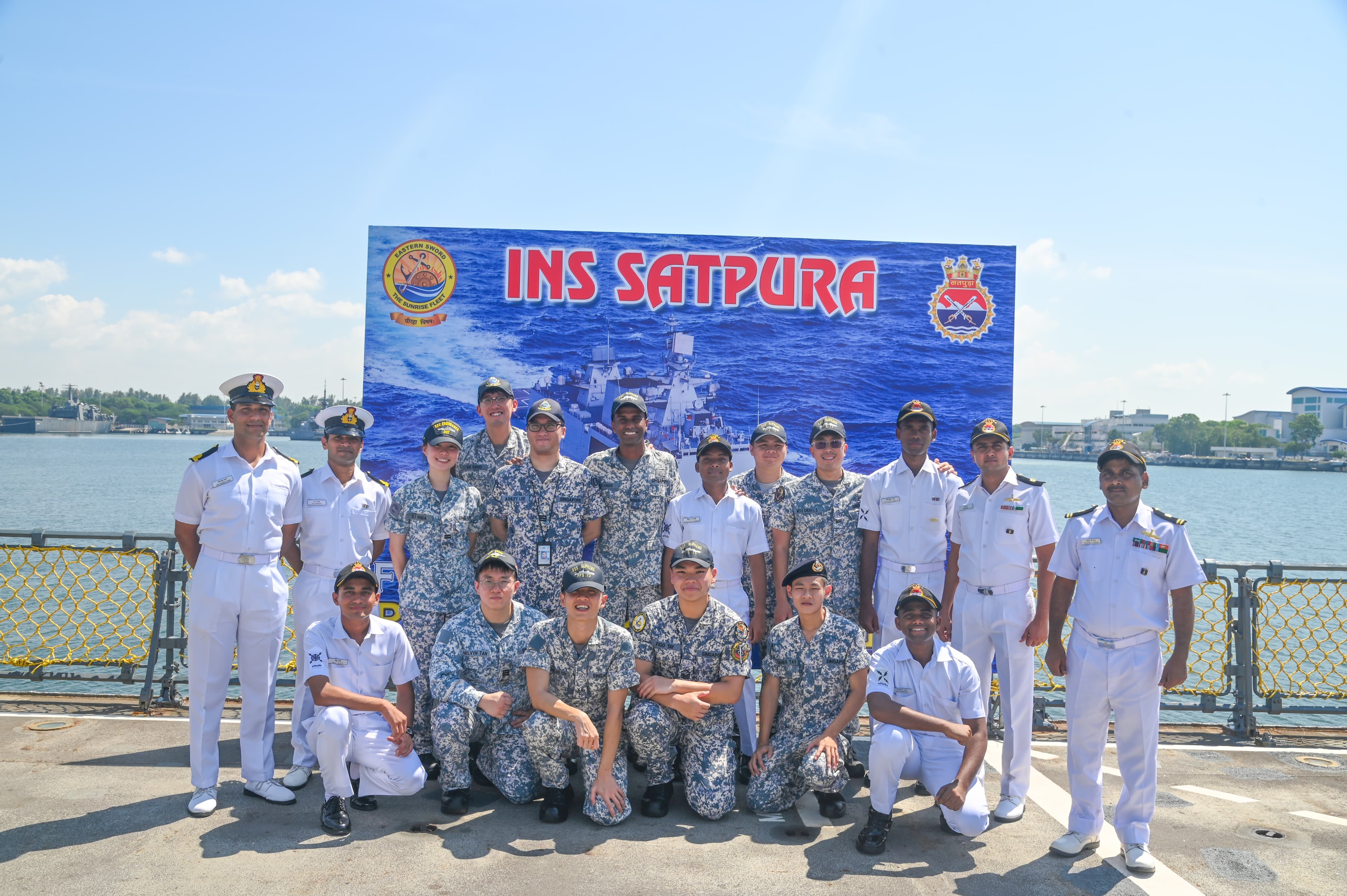 INDIAN NAVAL SHIPS CONCLUDE VISIT TO SINGAPORE