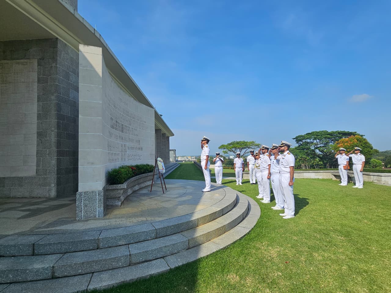 INDIAN NAVY’S FIRST TRAINING SQUADRON DEPARTS SINGAPORE