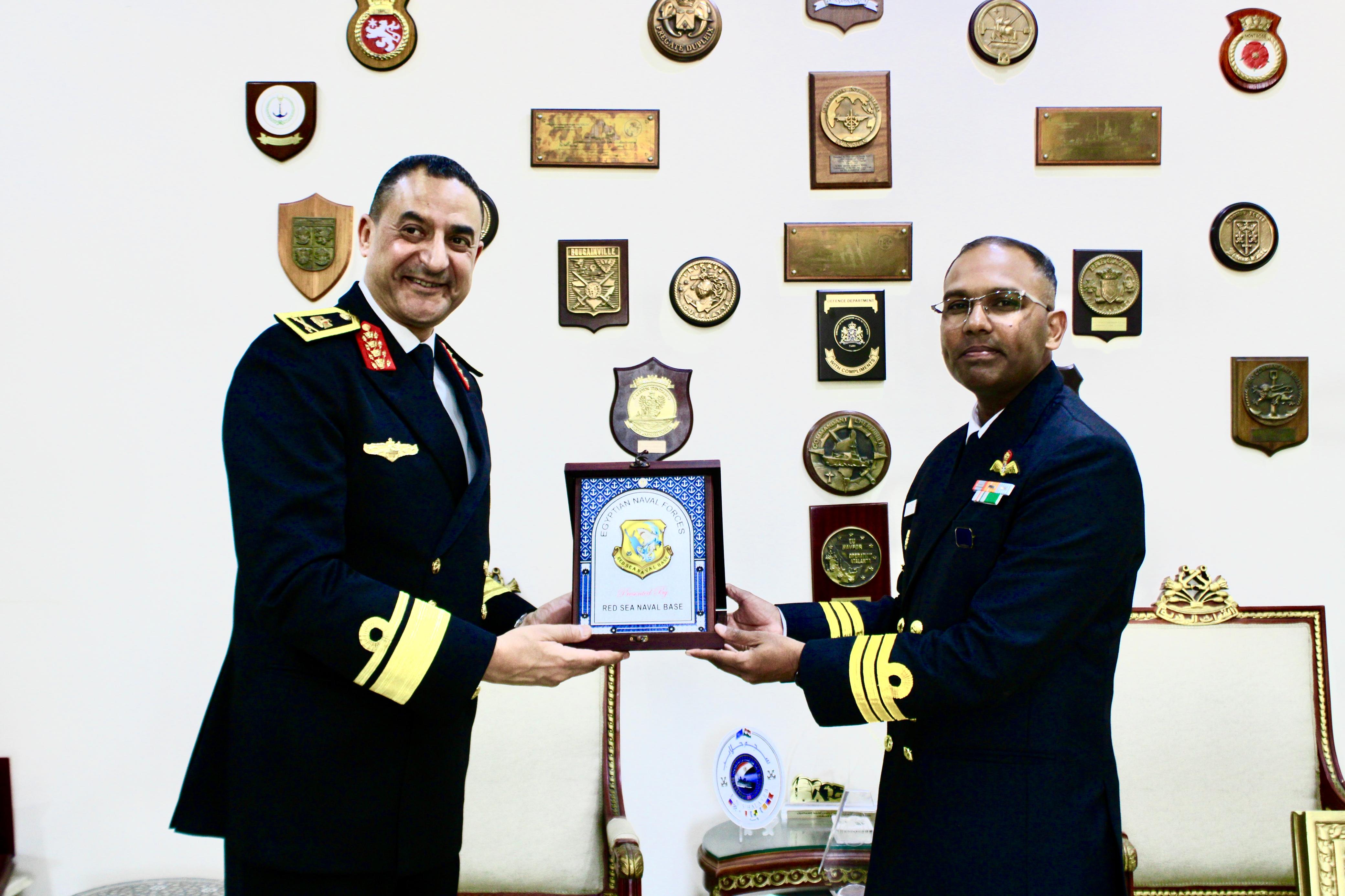 INS SUDARSHINI MARKS HISTORIC PORT CALL AT SAFAGA, EGYPT DURING LOKAYAN-26