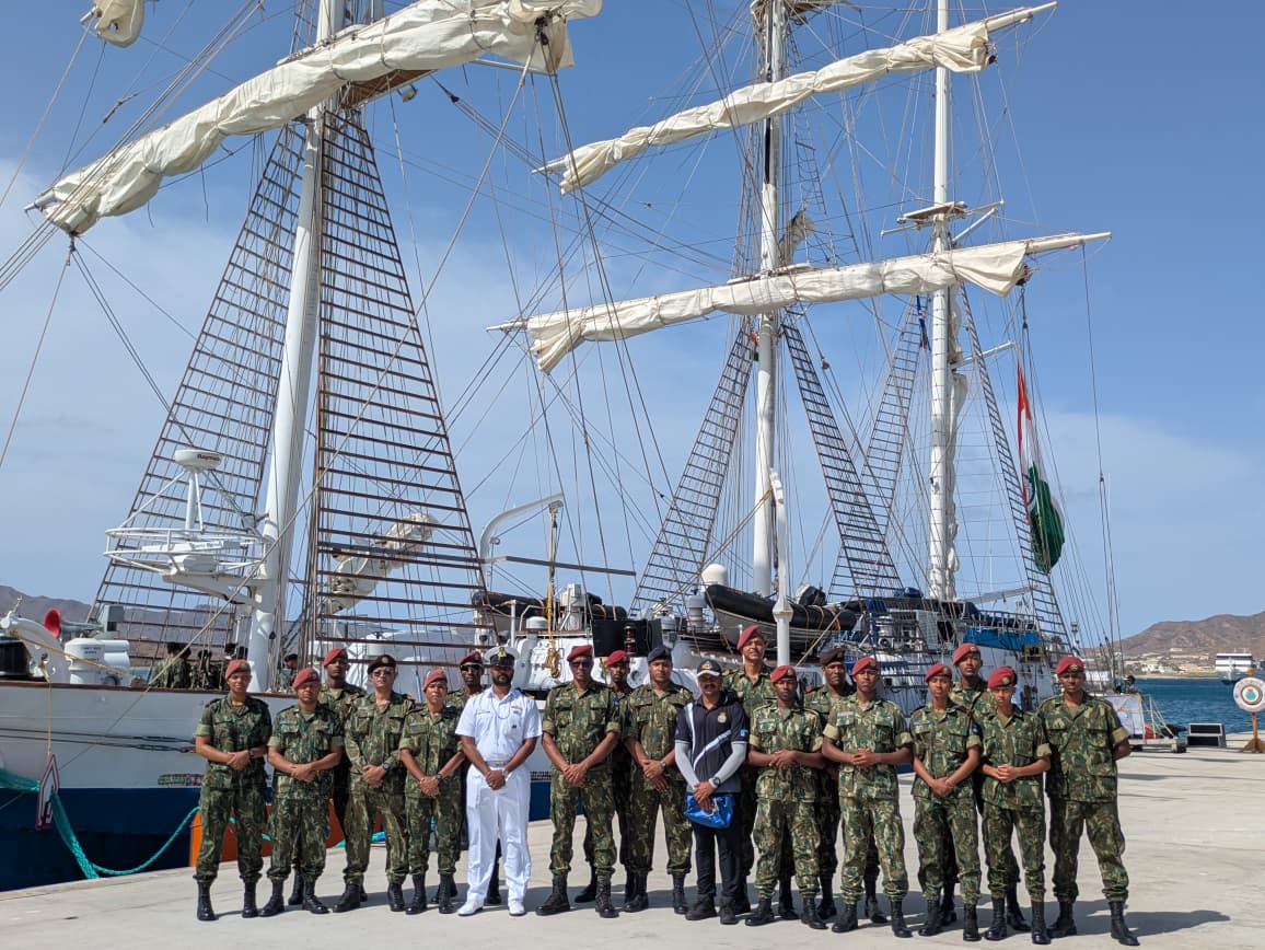 INS SUDARSHINI CONCLUDES PORT CALL AT MINDELO, CAPE VERDE