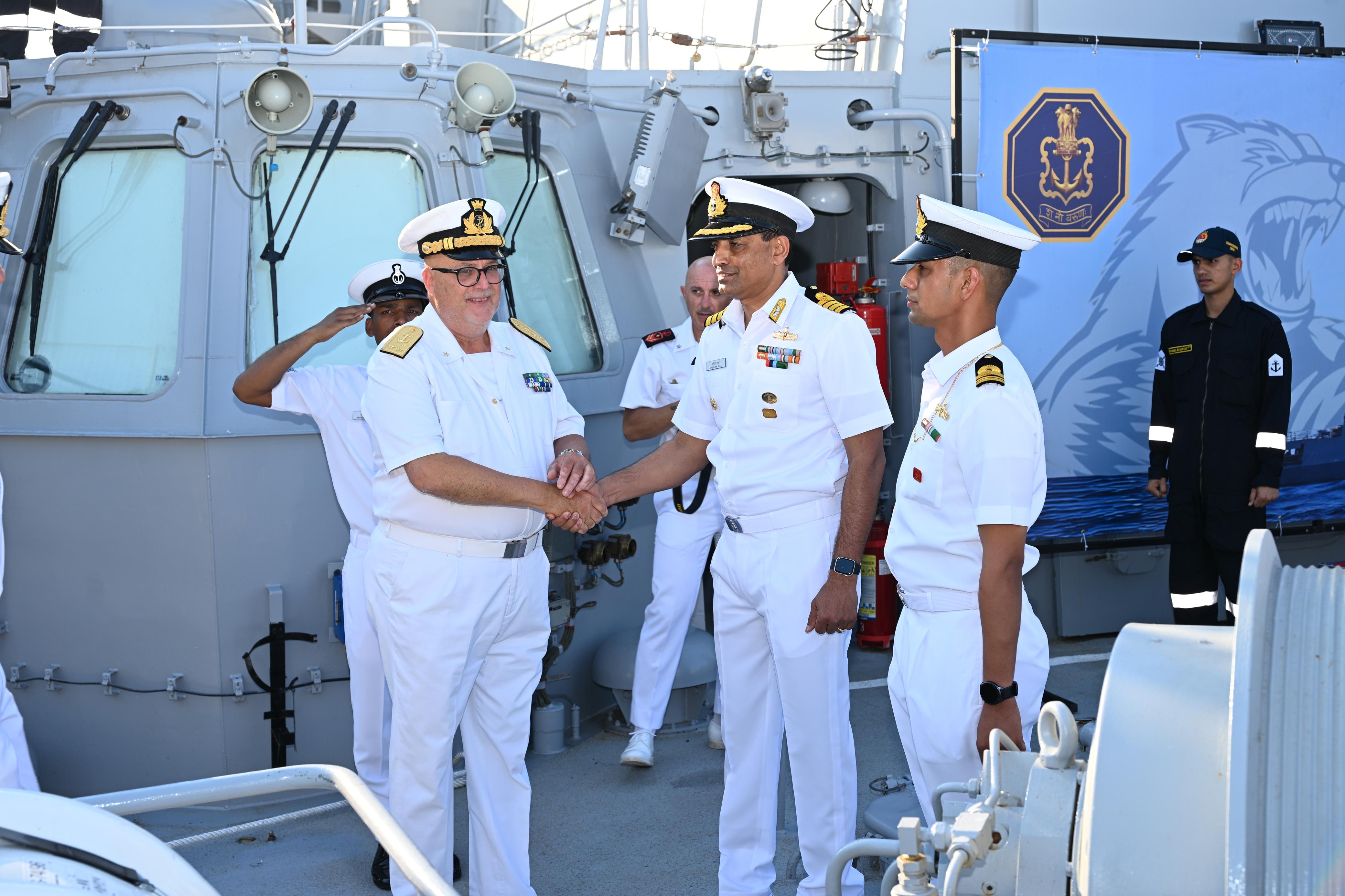 भा.नौ.पो. तमाल का नेपल्स, इटली दौरा