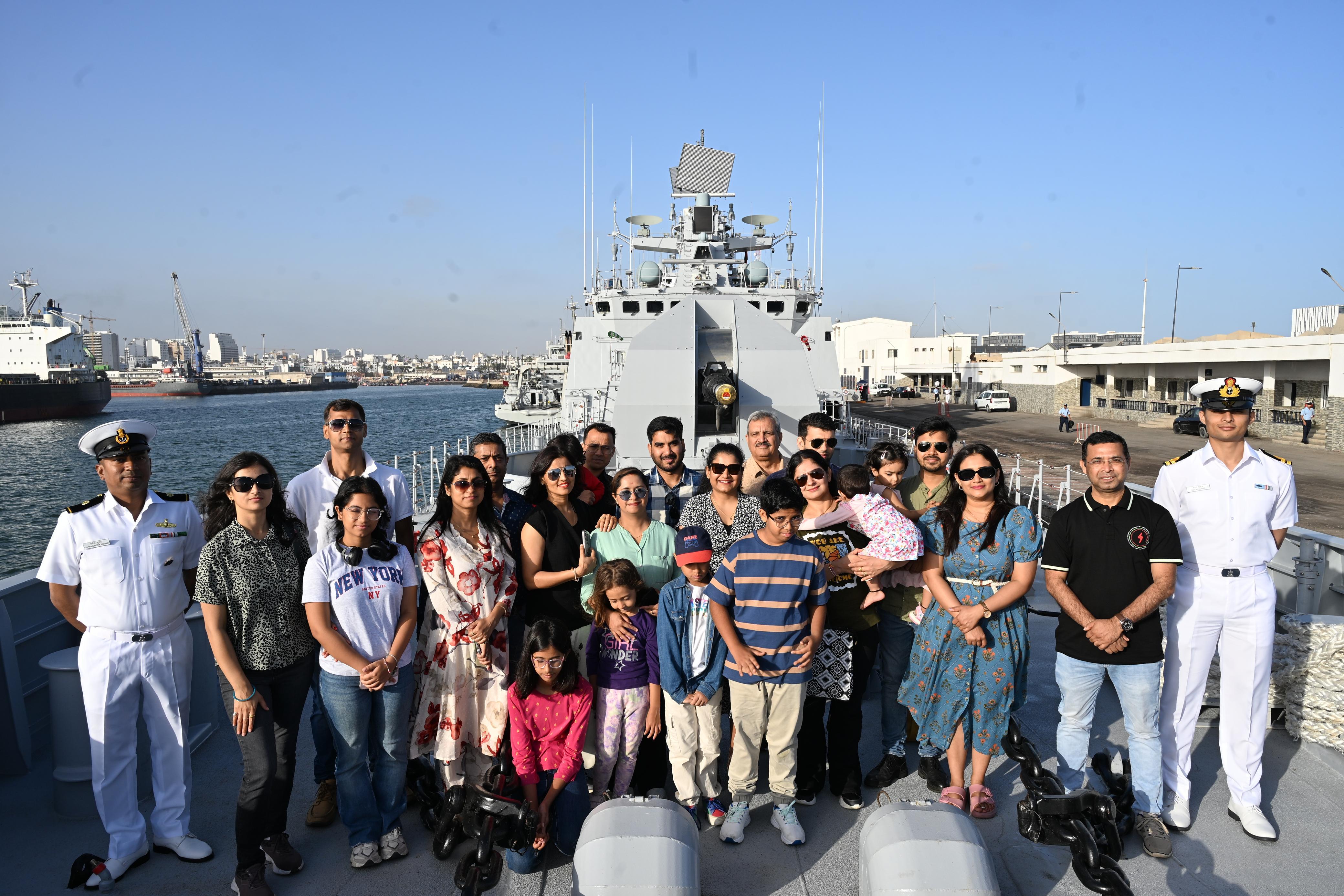 भा.नौ.पो. तमाल ने कासाब्लांका, मोरक्को में सफल पोर्ट भ्रमण समाप्त किया