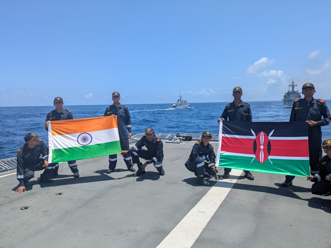 INDIAN NAVY’S FIRST TRAINING SQUADRON (1TS) CONCLUDES PORT CALL AT MOMBASA, KENYA