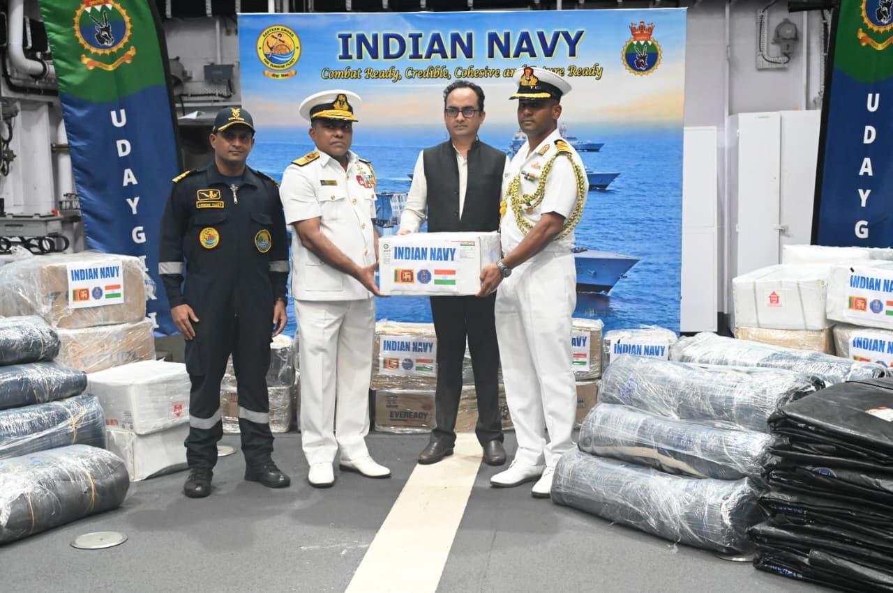  INDIAN NAVY EXTENDS HUMANITARIAN ASSISTANCE TO SRI LANKA IN WAKE OF CYCLONE DITWAH