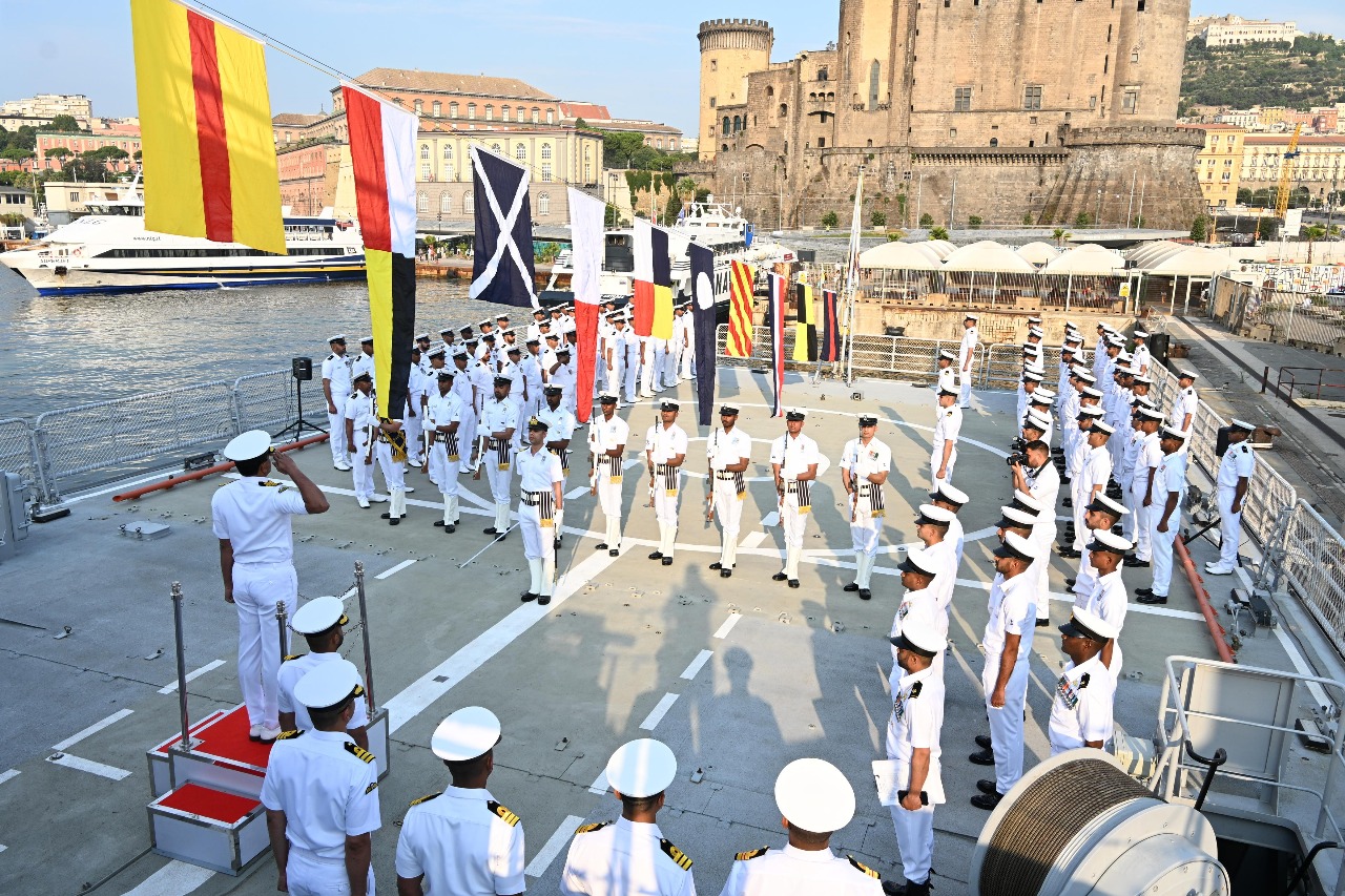 INS TAMAL VISITS NAPLES, ITALY