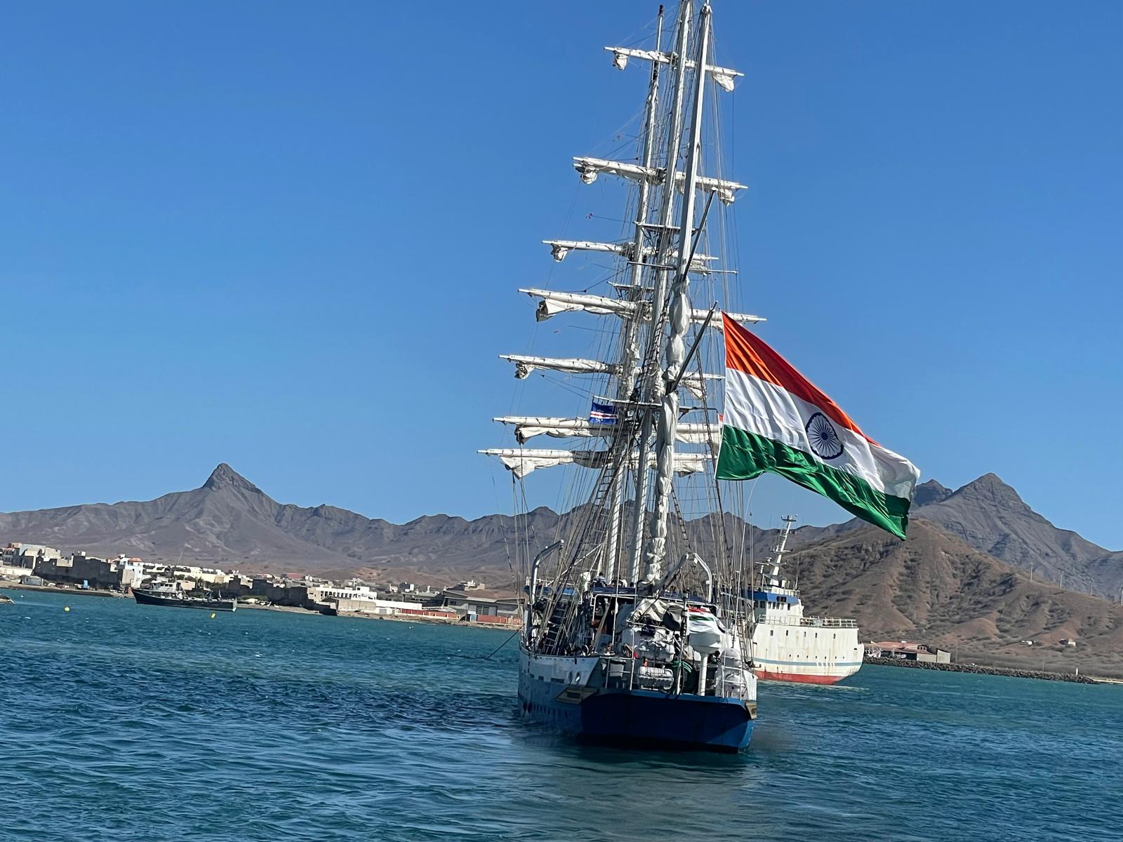 INS SUDARSHINI CONCLUDES PORT CALL AT MINDELO, CAPE VERDE