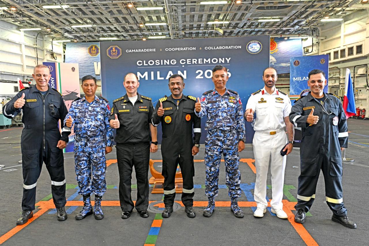 MILAN 2026 CONCLUDES SUCCESSFULLY; CLOSING CEREMONY ONBOARD INS VIKRANT MARKS MARITIME MILESTONE