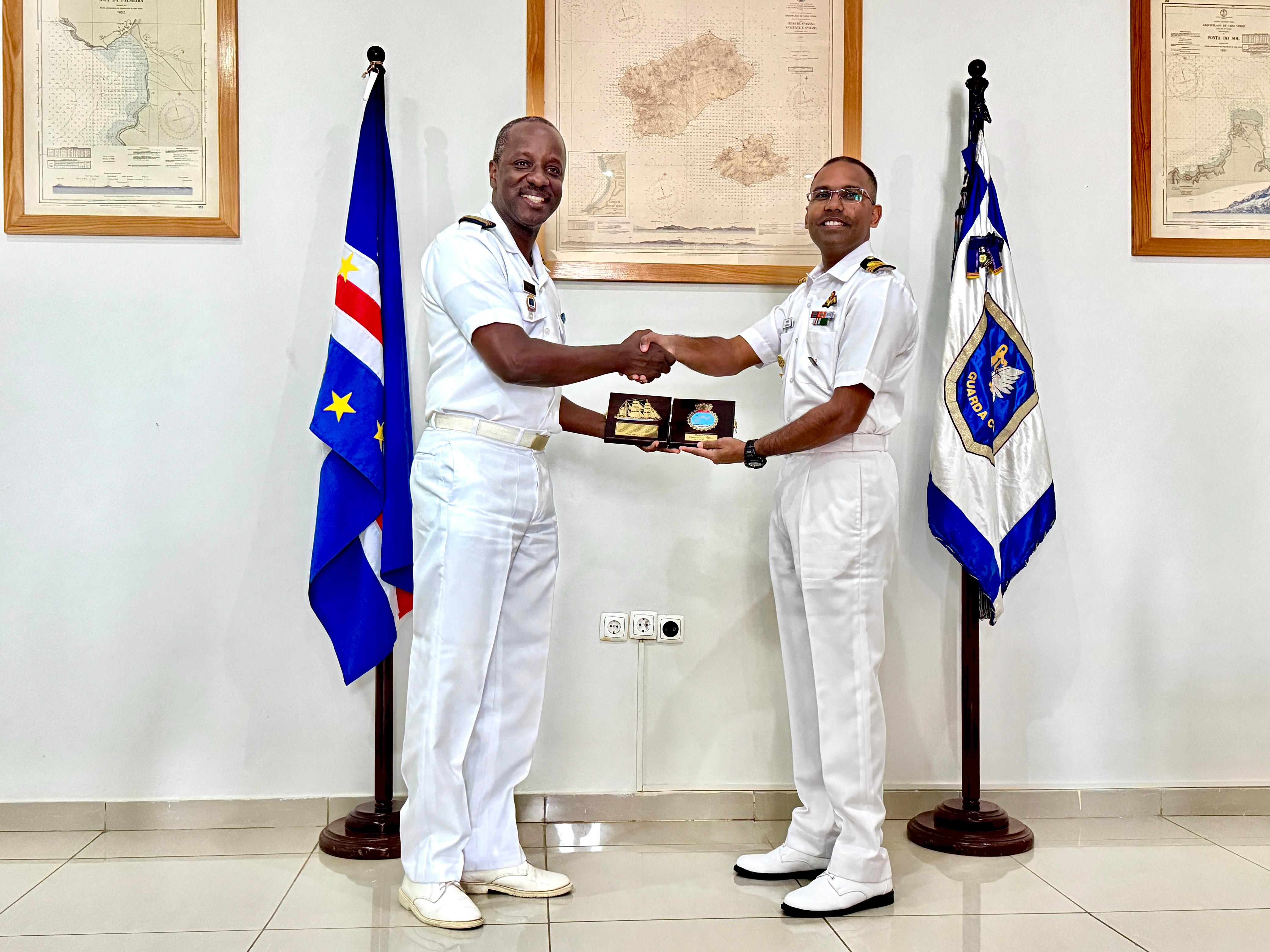 INS SUDARSHINI CONCLUDES PORT CALL AT MINDELO, CAPE VERDE