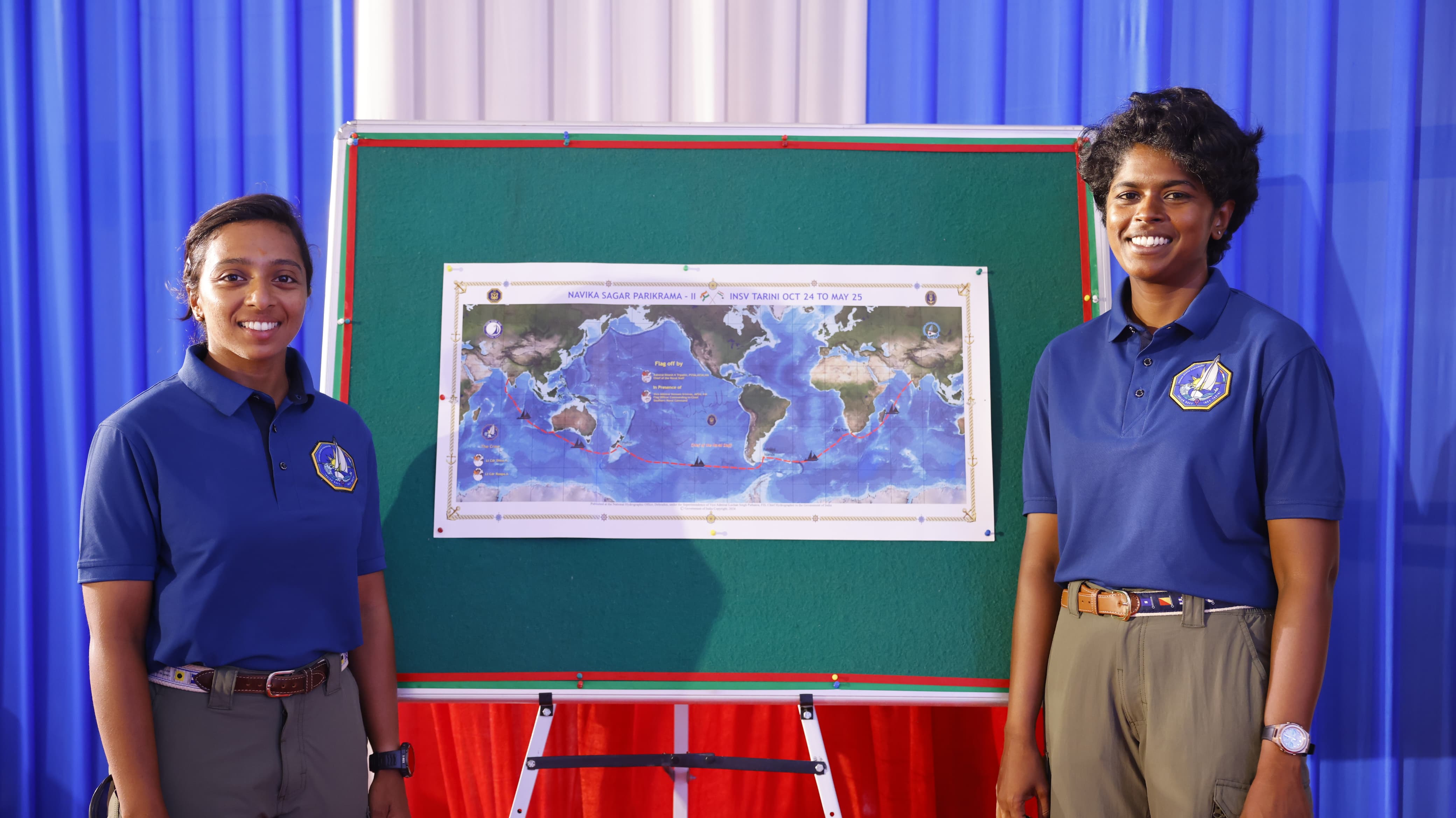 INSV Tarini Sails Out for Navika Sagar Parikrama II
