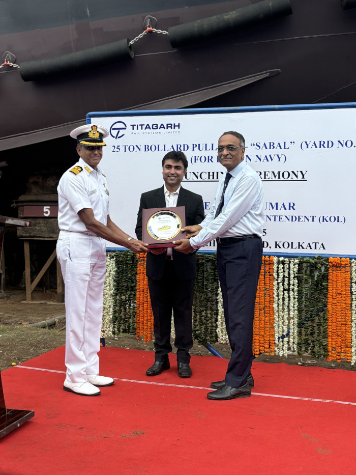 LAUNCHING OF SIXTH 25T BOLLARD PULL TUG SABAL (YARD 340)