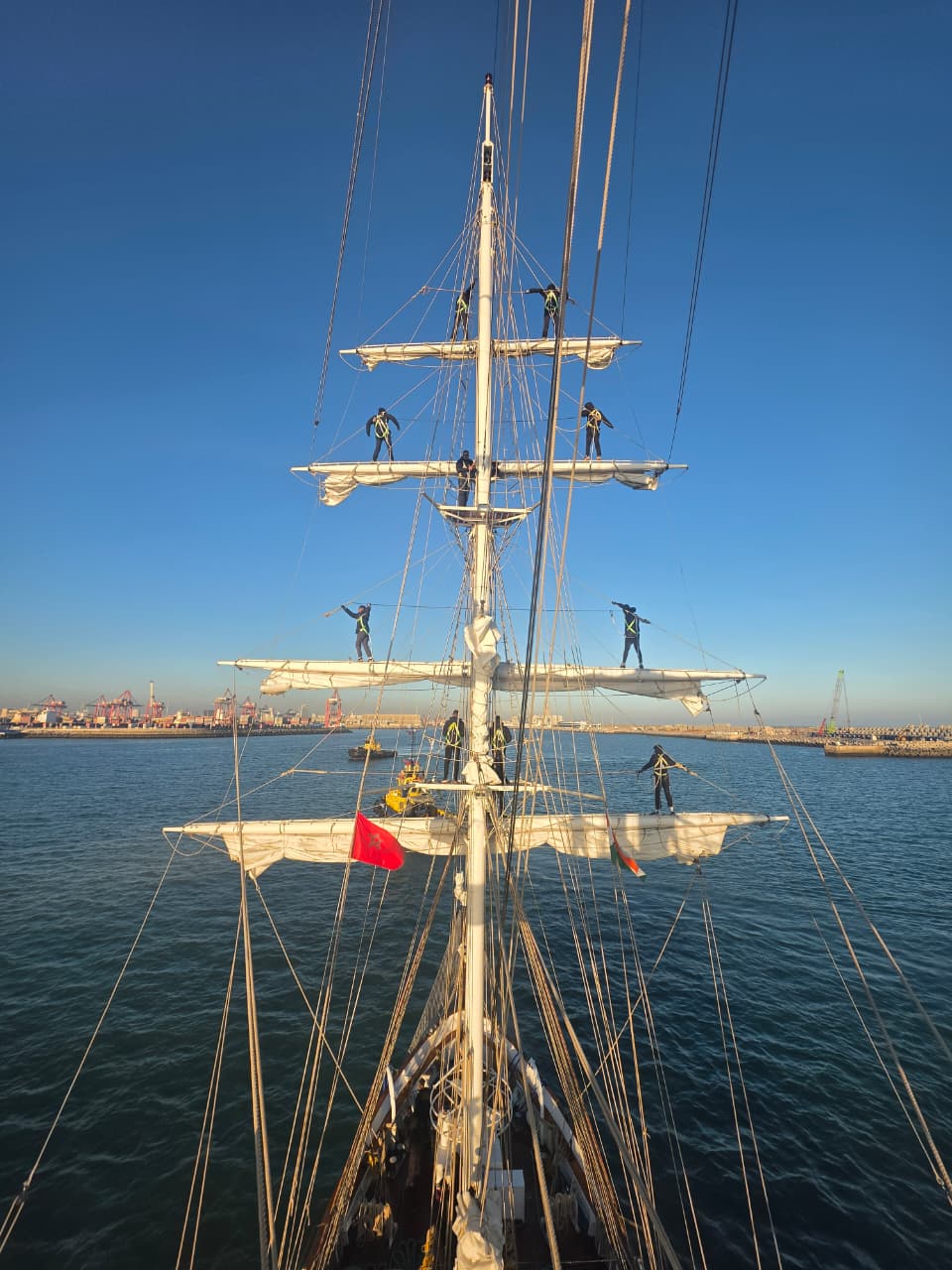 INS SUDARSHINI ARRIVES AT CASABLANCA, MOROCCO