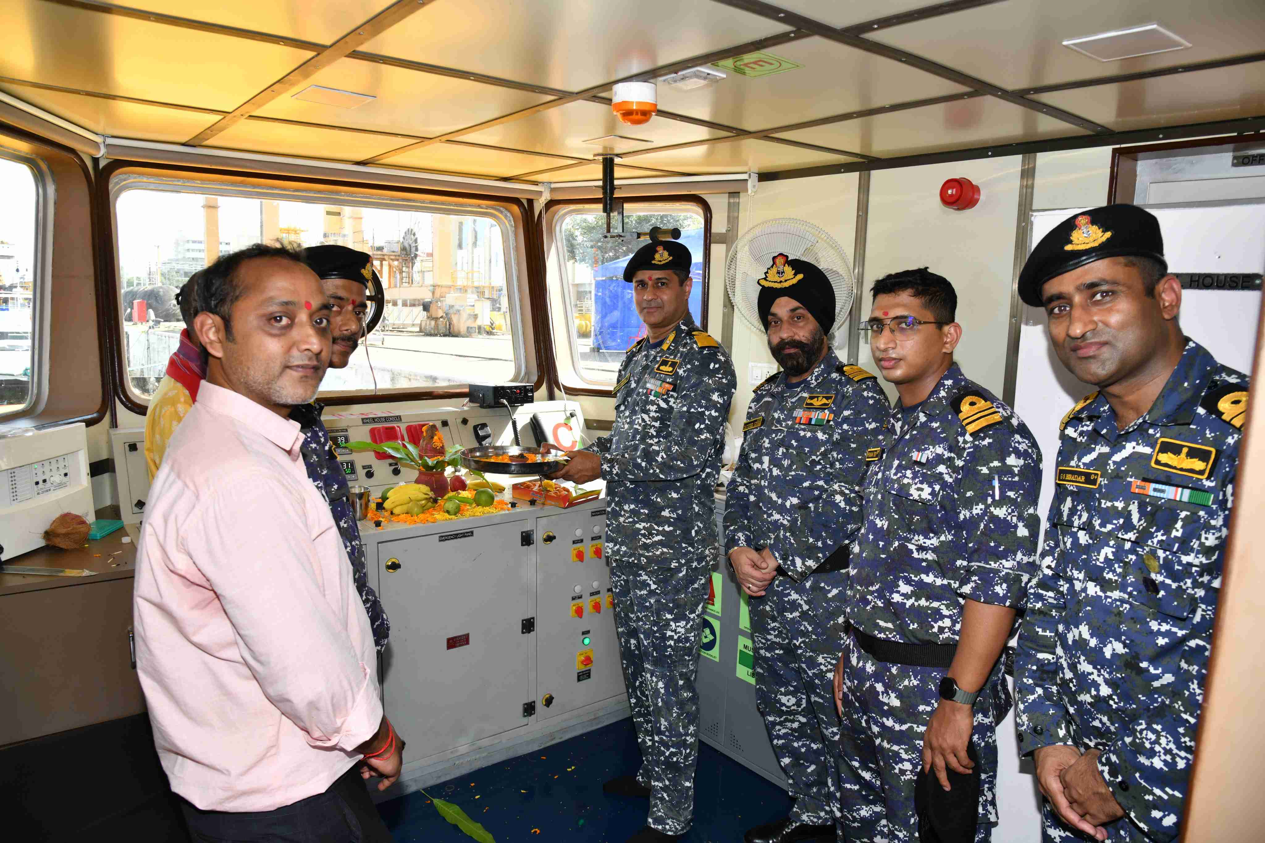 Delivery of Ammunition Cum Torpedo Cum Missile Barge, LSAM 21 (Yard 131)