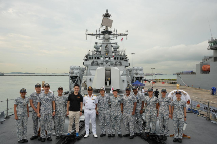 Indian Naval Ships Delhi, Shakti, and Kiltan Completed their Visit to Singapore, as a Part of The Operational Deployment of The Eastern Fleet to The South China Sea