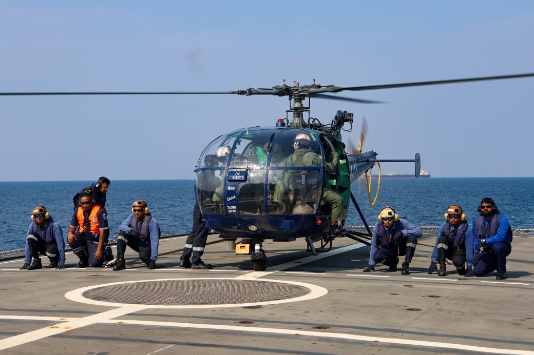 HARBOUR AND SEA TRAINING PHASE OF INTERNATIONAL CREW OF IOS SAGAR