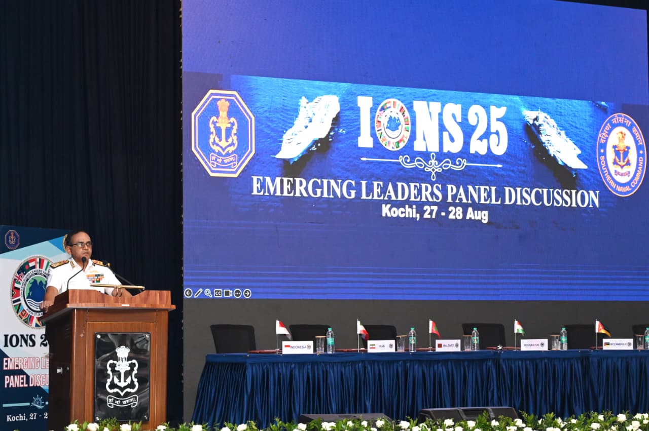  CONCLUSION OF ‘EMERGING LEADERS PANEL DISCUSSION’ HELD UNDER THE AEGIS OF INDIAN OCEAN NAVAL SYMPOSIUM (IONS-2025)