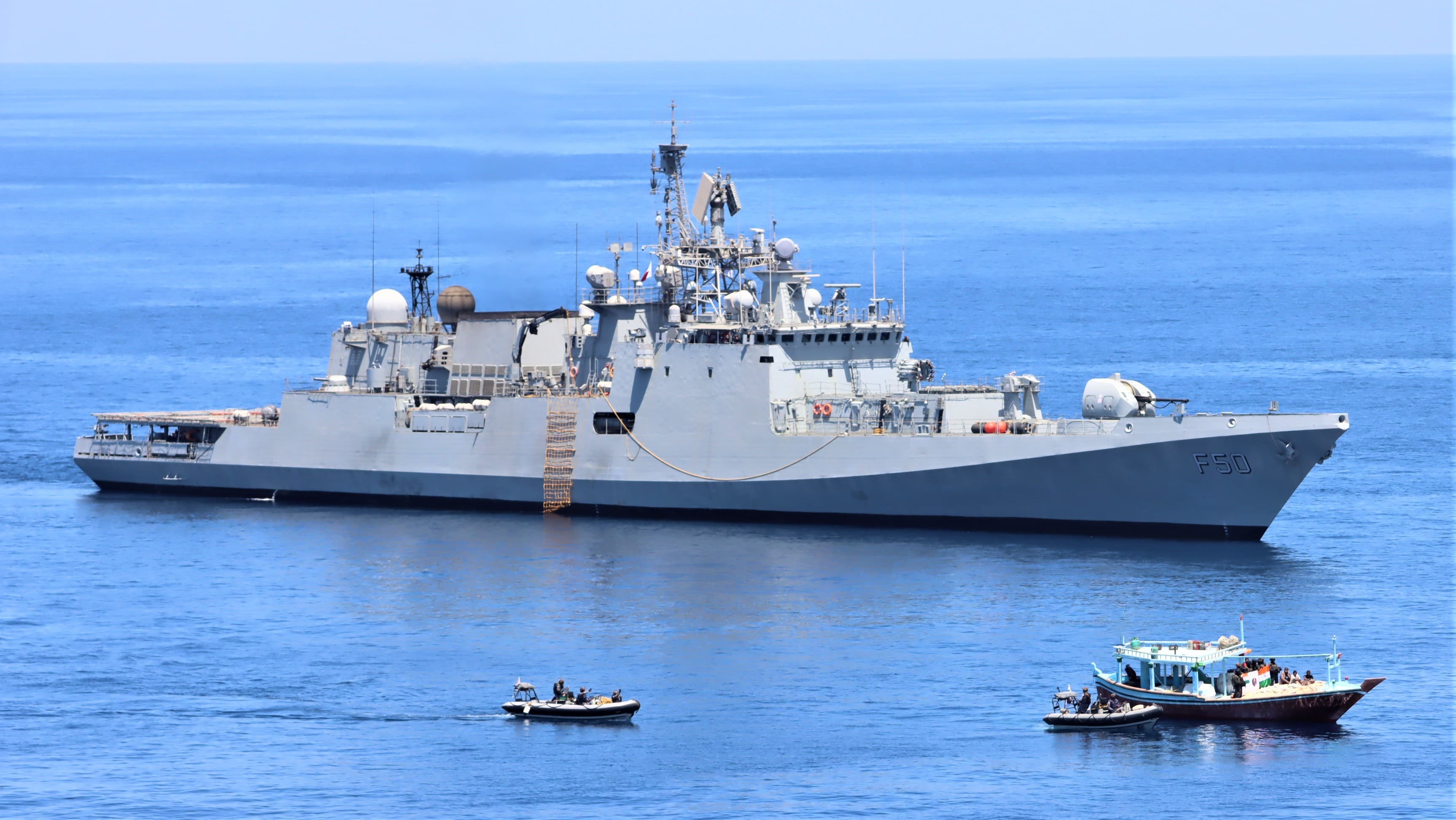 2500 KG NARCOTICS SEIZED BY INDIAN NAVY'S MISSION DEPLOYED WARSHIP INS TARKASH