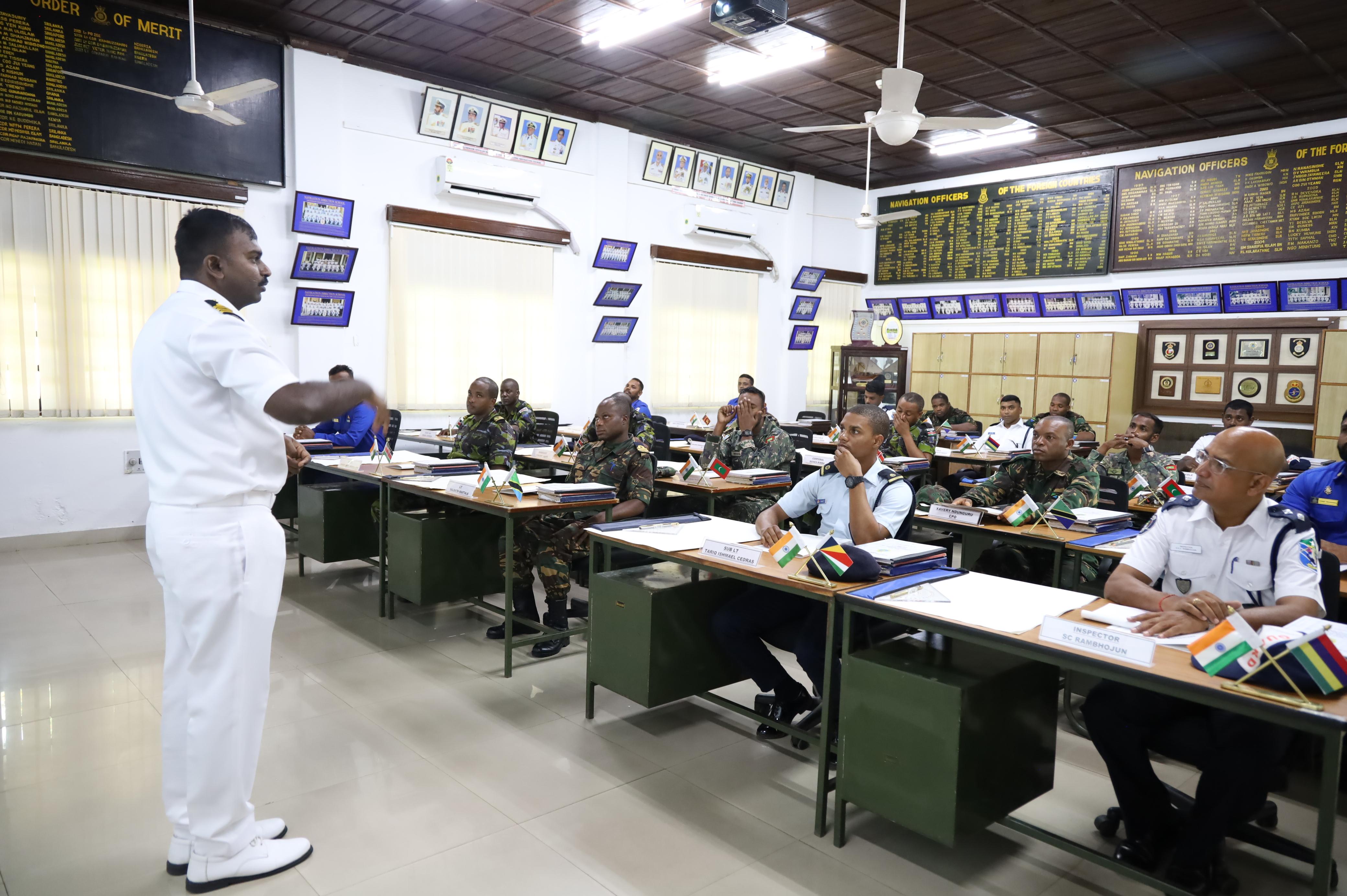 HARBOUR AND SEA TRAINING PHASE OF INTERNATIONAL CREW OF IOS SAGAR