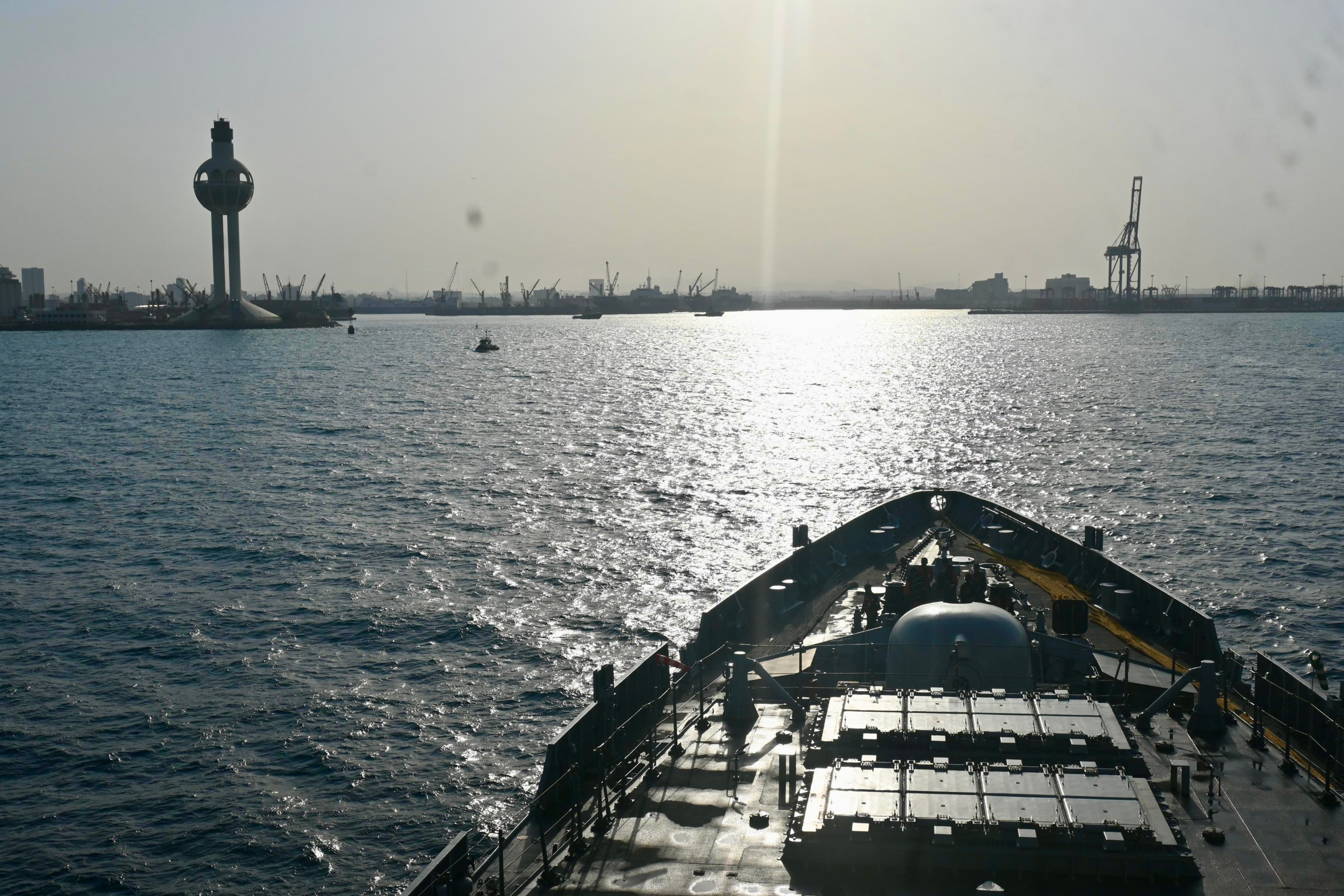 INDIAN NAVAL WARSHIPS INS TAMAL AND INS SURAT ARRIVED AT JEDDAH, SAUDI ARABIA