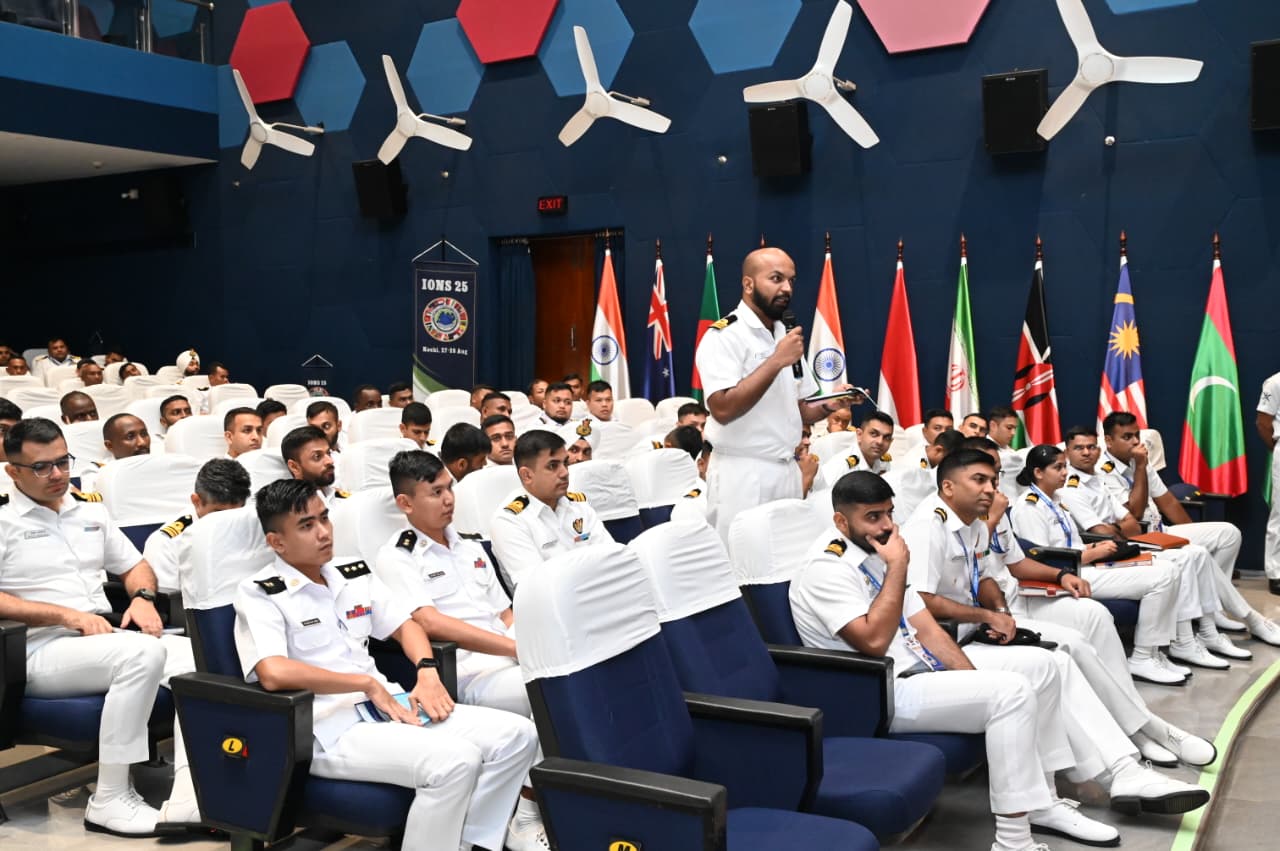  CONCLUSION OF ‘EMERGING LEADERS PANEL DISCUSSION’ HELD UNDER THE AEGIS OF INDIAN OCEAN NAVAL SYMPOSIUM (IONS-2025)