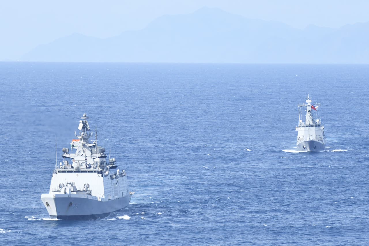 INS SAHYADRI MAKES PORT CALL AT MANILA, PHILIPPINES