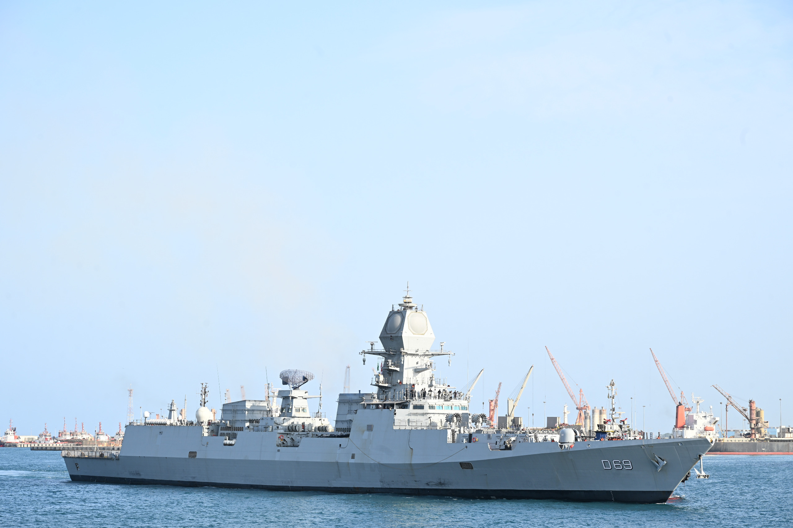 INDIAN NAVAL WARSHIPS INS TAMAL AND INS SURAT ARRIVED AT JEDDAH, SAUDI ARABIA