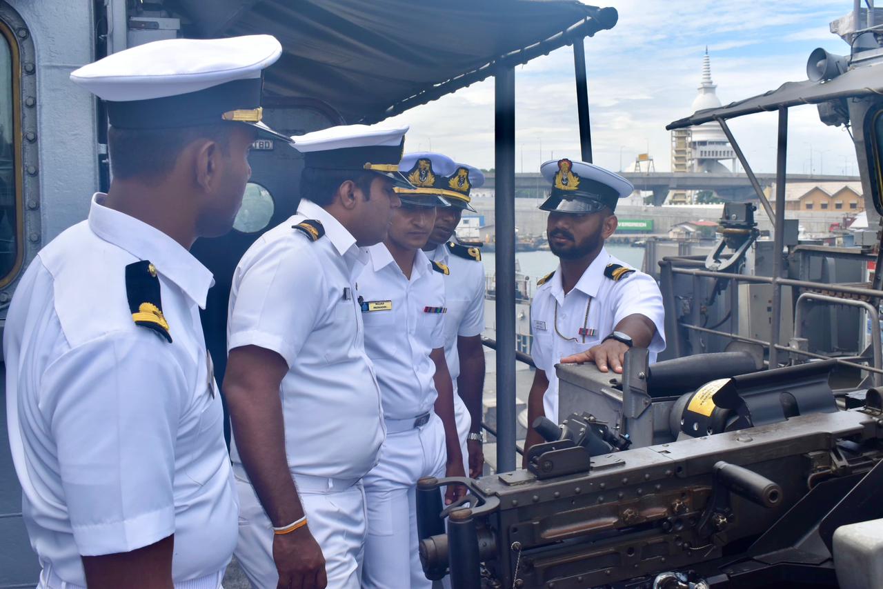 INDIAN NAVAL LCUs 51, 54, AND 57 VISITS COLOMBO, SRI LANKA