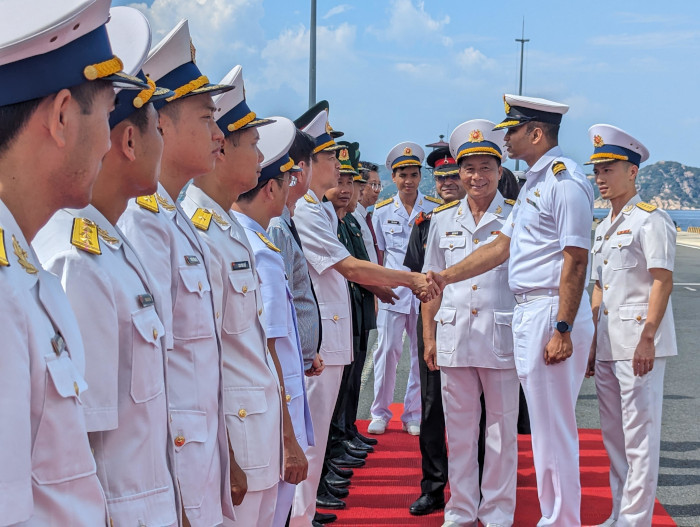 Visit to Cam Ranh Bay, Vietnam by Indian Naval Ship Kiltan