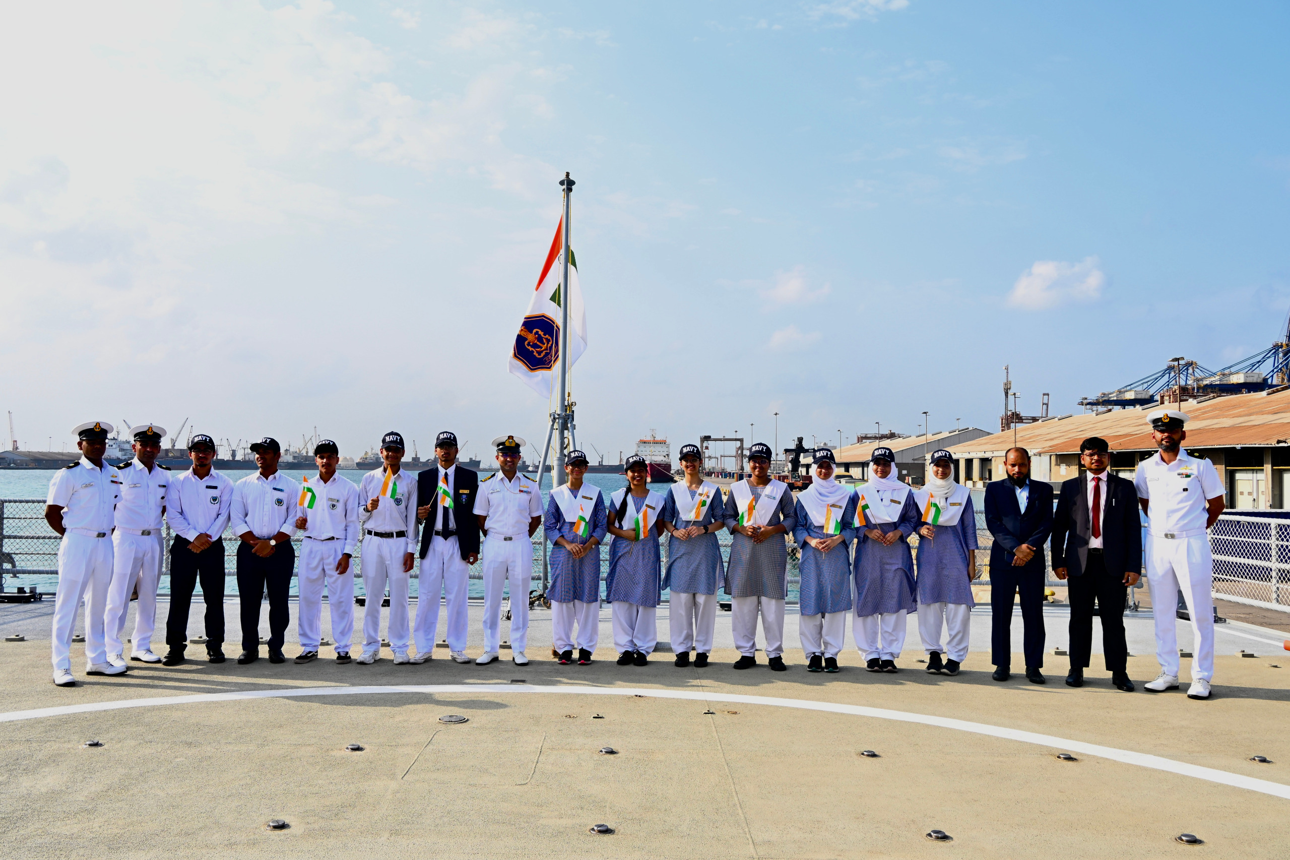 INDIAN NAVAL WARSHIPS INS TAMAL AND INS SURAT ARRIVED AT JEDDAH, SAUDI ARABIA