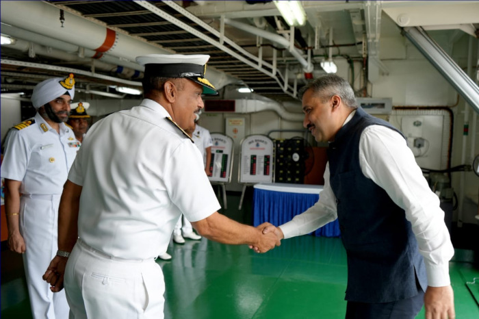 Indian Naval Ships Delhi, Shakti, and Kiltan Completed their Visit to Singapore, as a Part of The Operational Deployment of The Eastern Fleet to The South China Sea