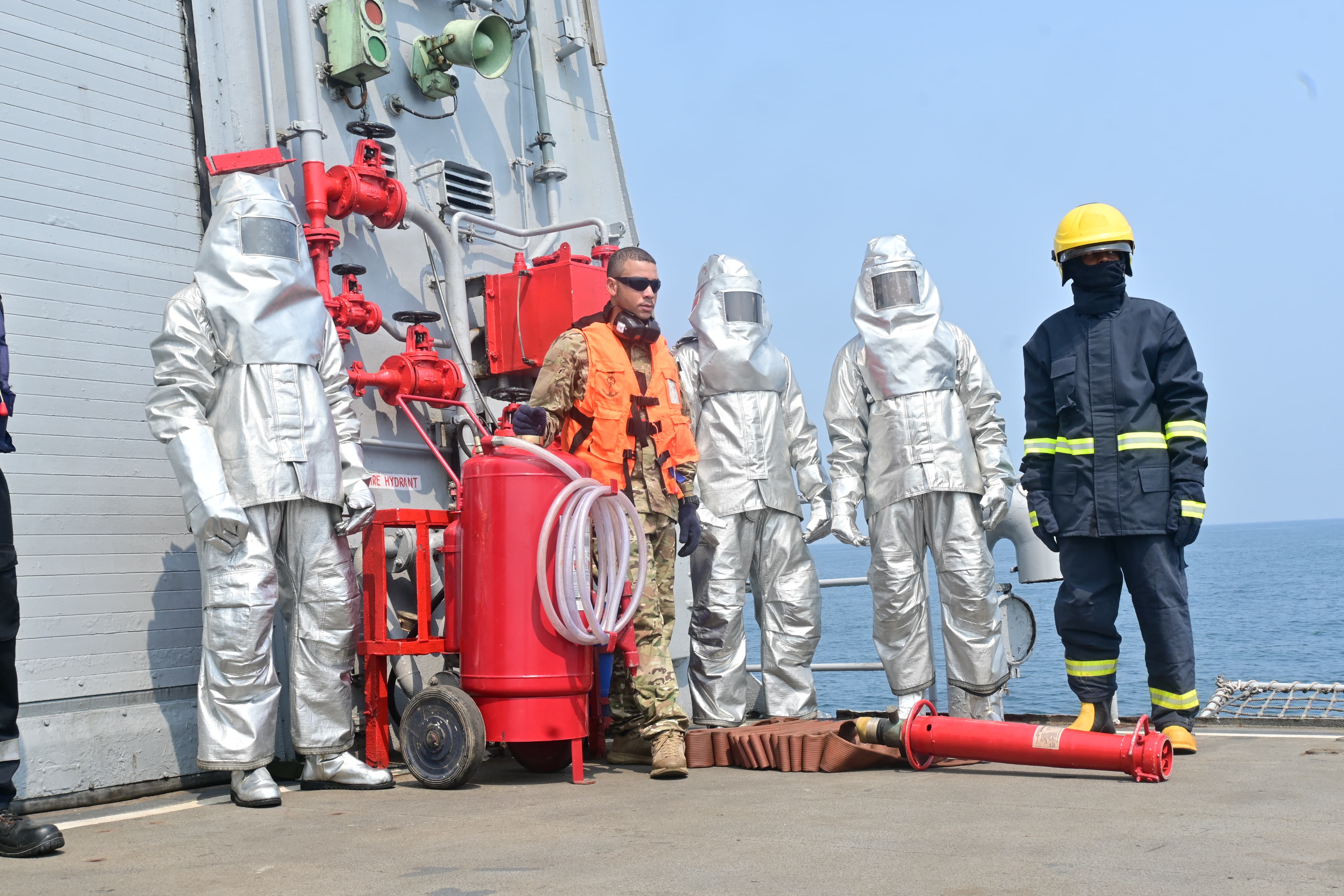 HARBOUR AND SEA TRAINING PHASE OF INTERNATIONAL CREW OF IOS SAGAR