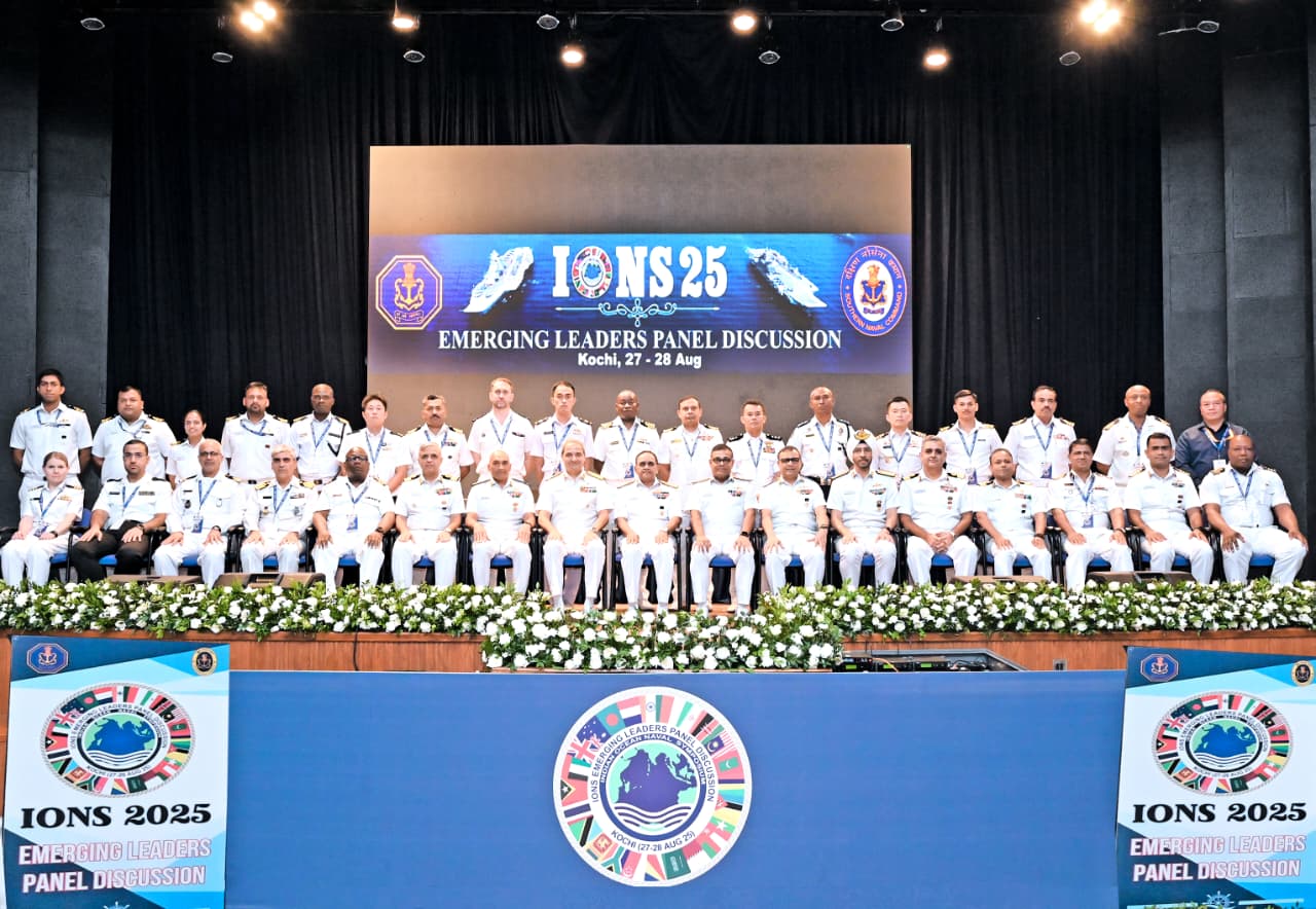  CONCLUSION OF ‘EMERGING LEADERS PANEL DISCUSSION’ HELD UNDER THE AEGIS OF INDIAN OCEAN NAVAL SYMPOSIUM (IONS-2025)